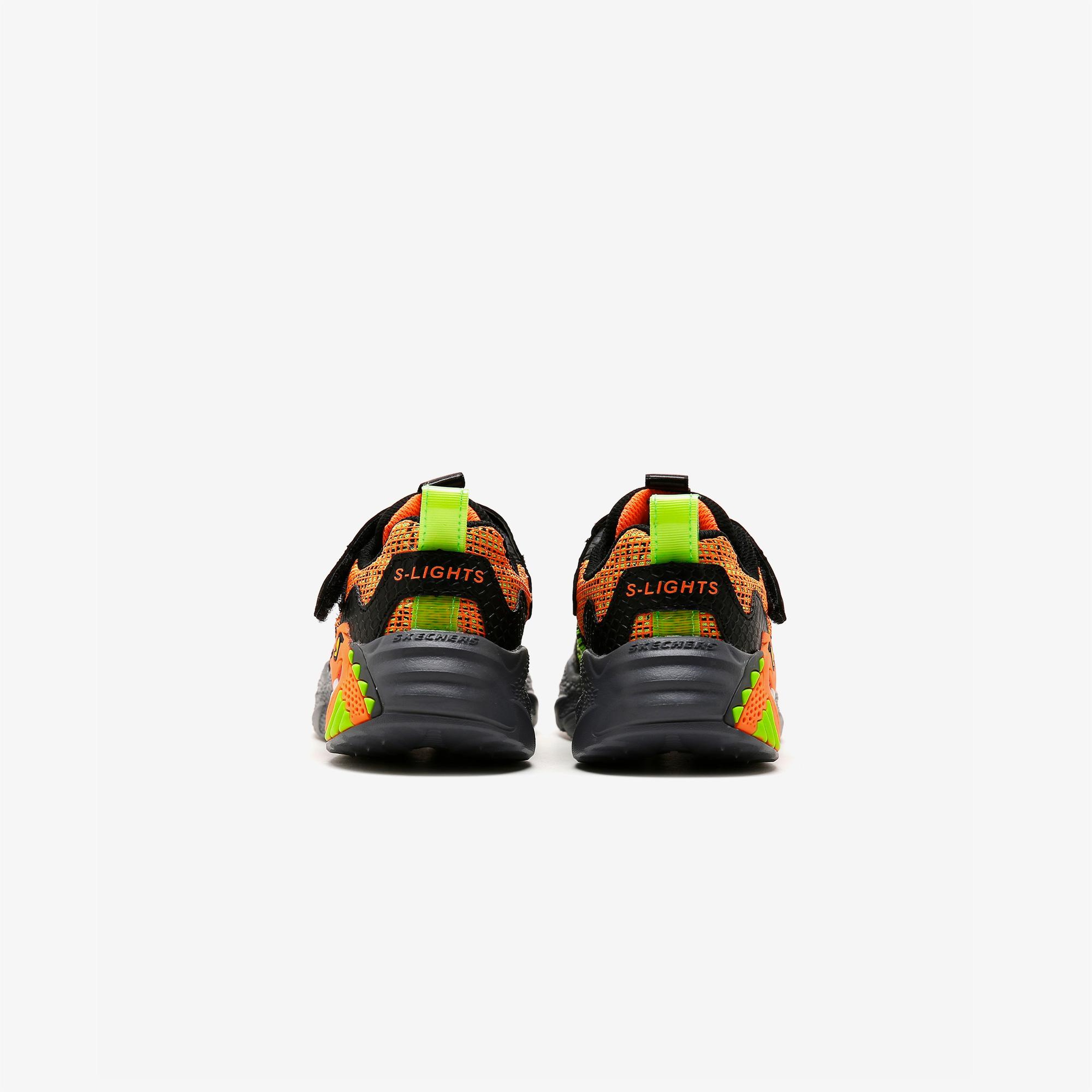 Skechers Dino Lights Çocuk Siyah Işıklı Spor Ayakkabı