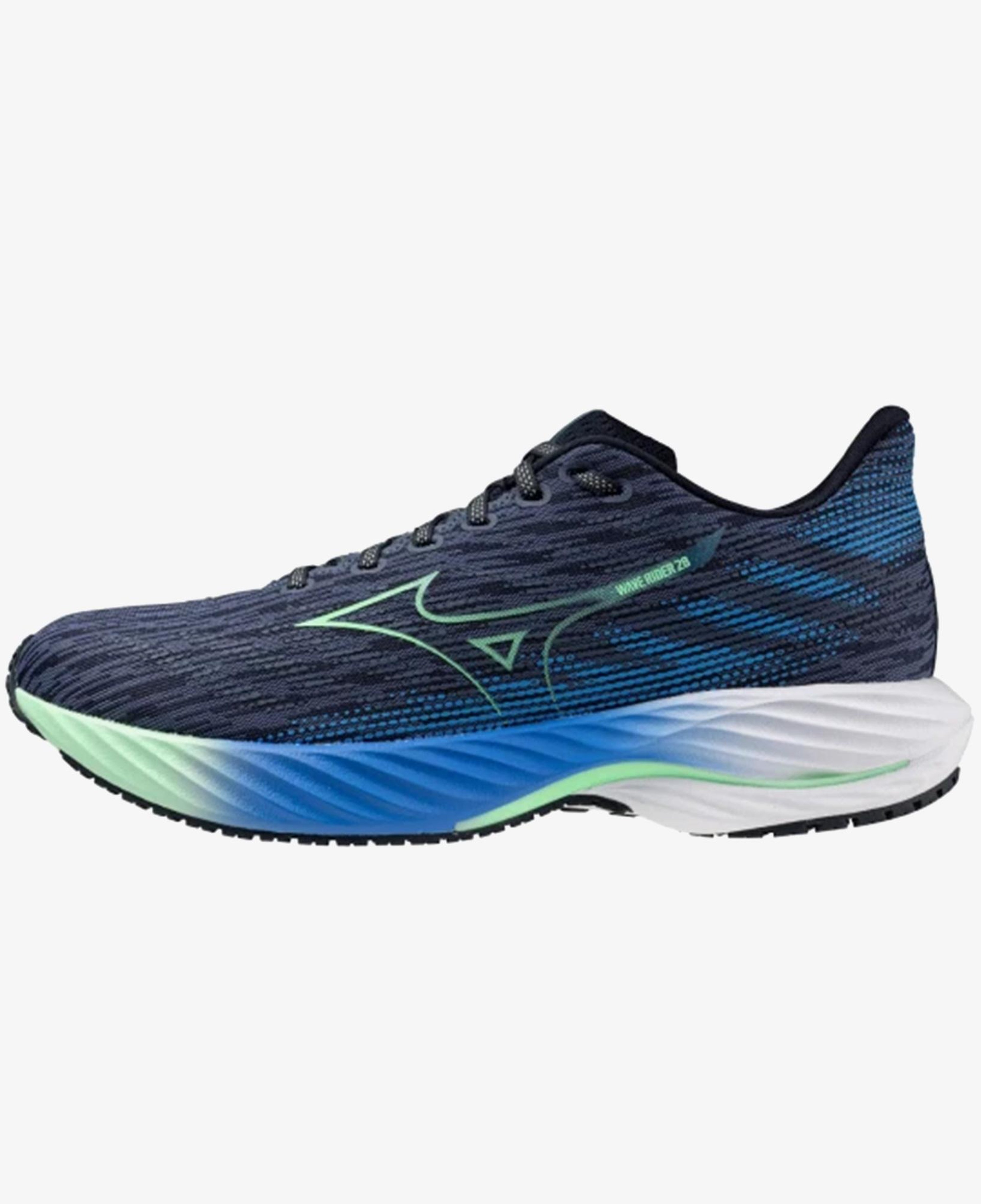 Mizuno Wave Rider 28 Erkek Mavi Koşu Ayakkabısı
