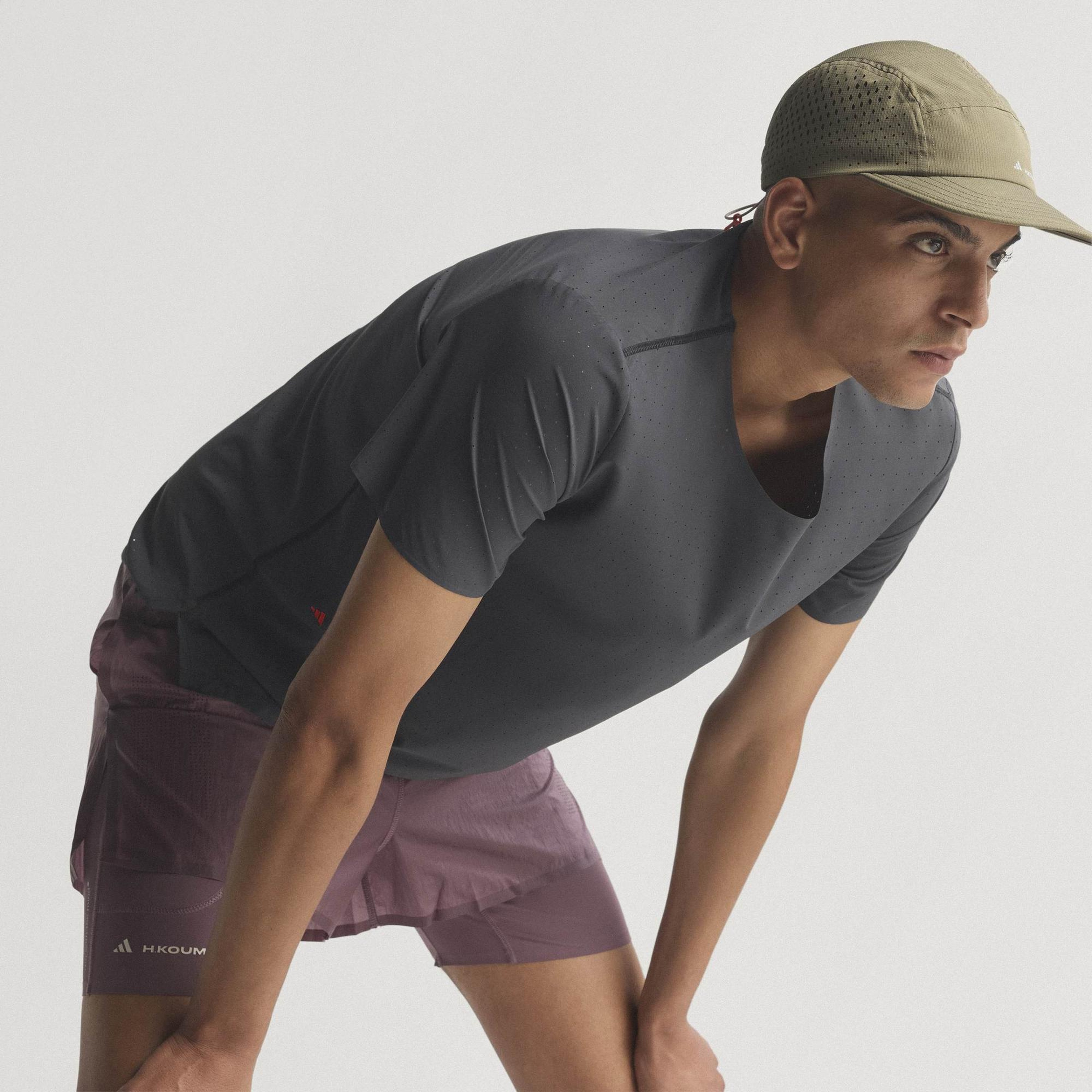 adidas Adi365 H.Koumori 2in1 Erkek Mor Koşu Şortu