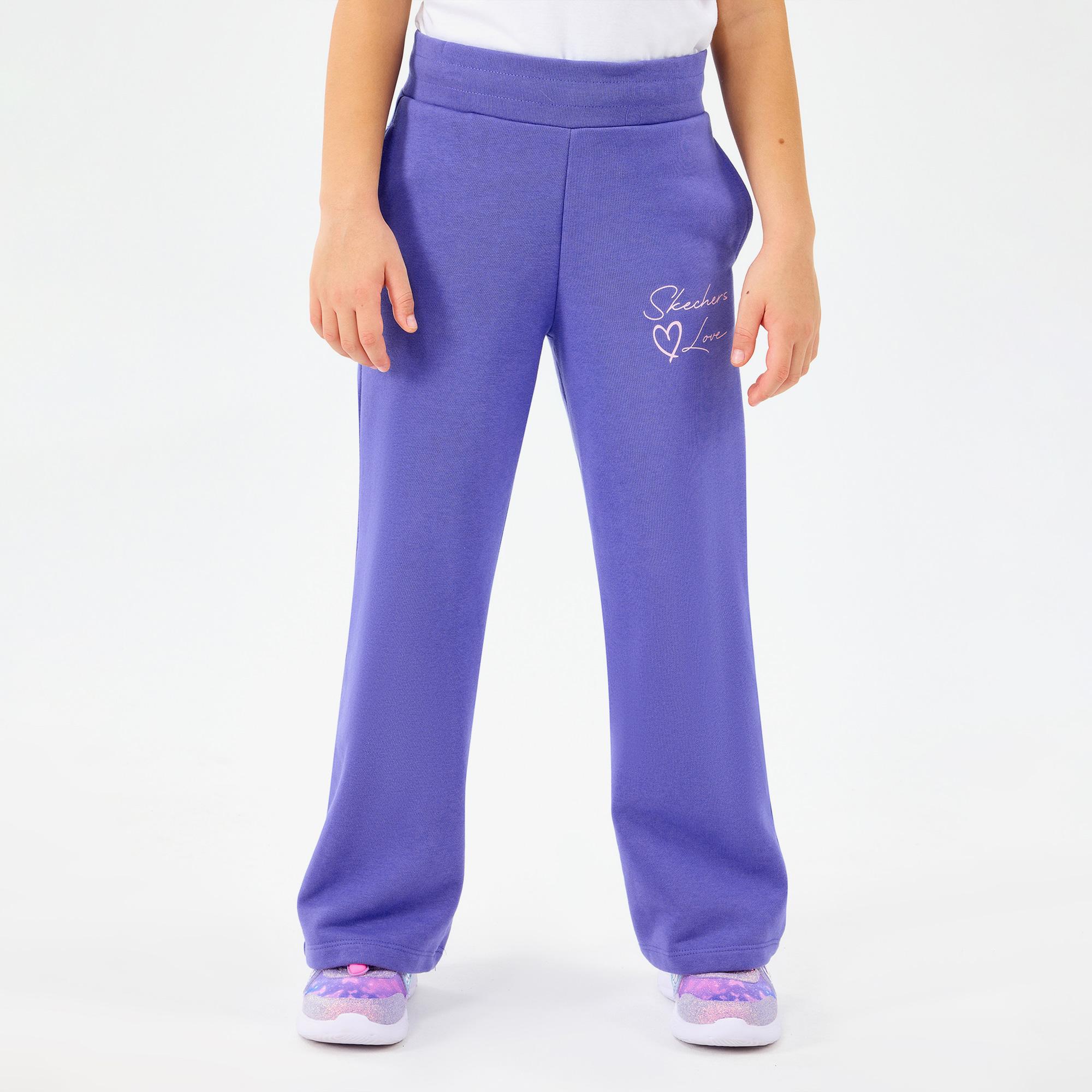 Skechers Lw Fleece Çocuk Mor Eşofman Altı