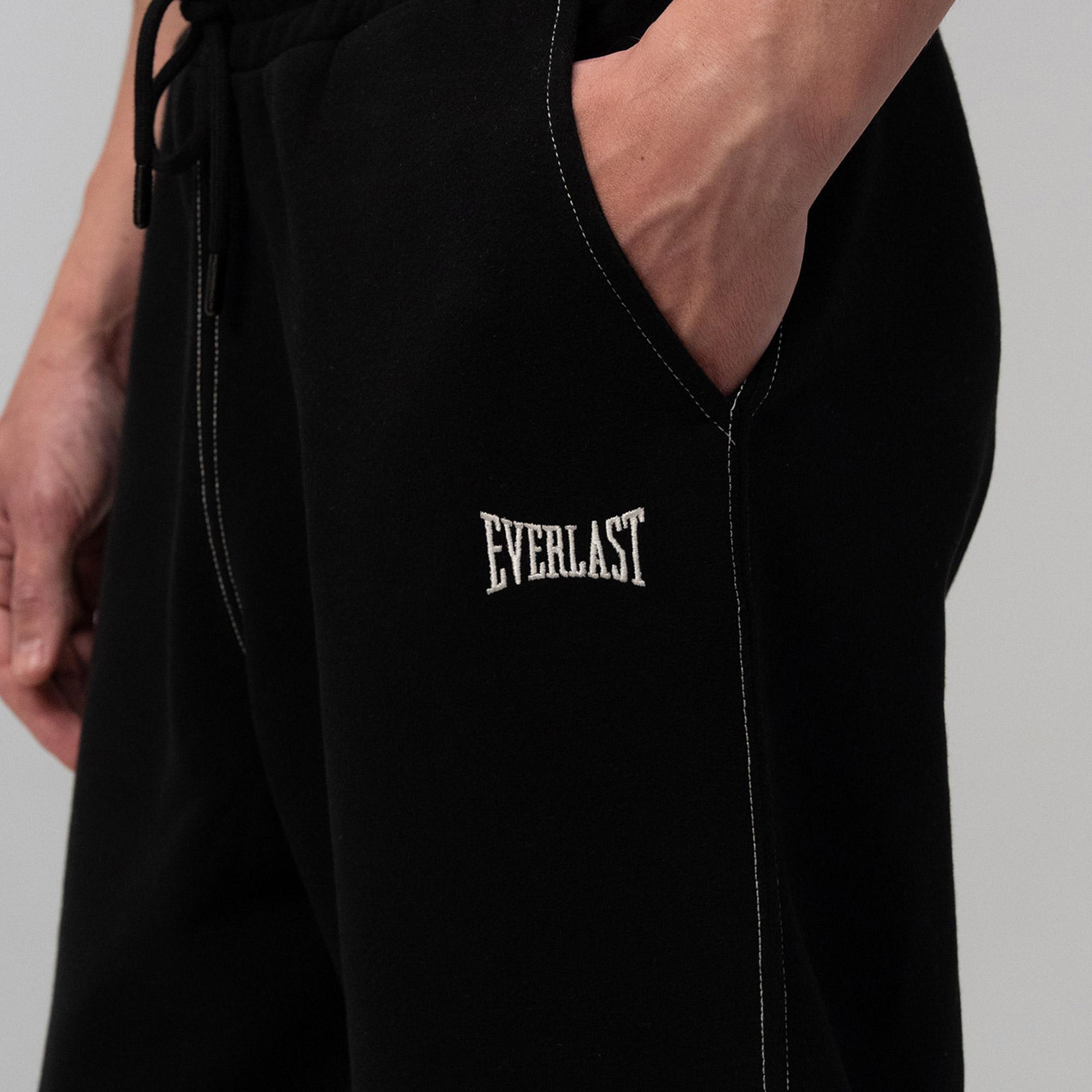 Everlast Dot Collection Comfort Fit Siyah Erkek Eşofman Altı