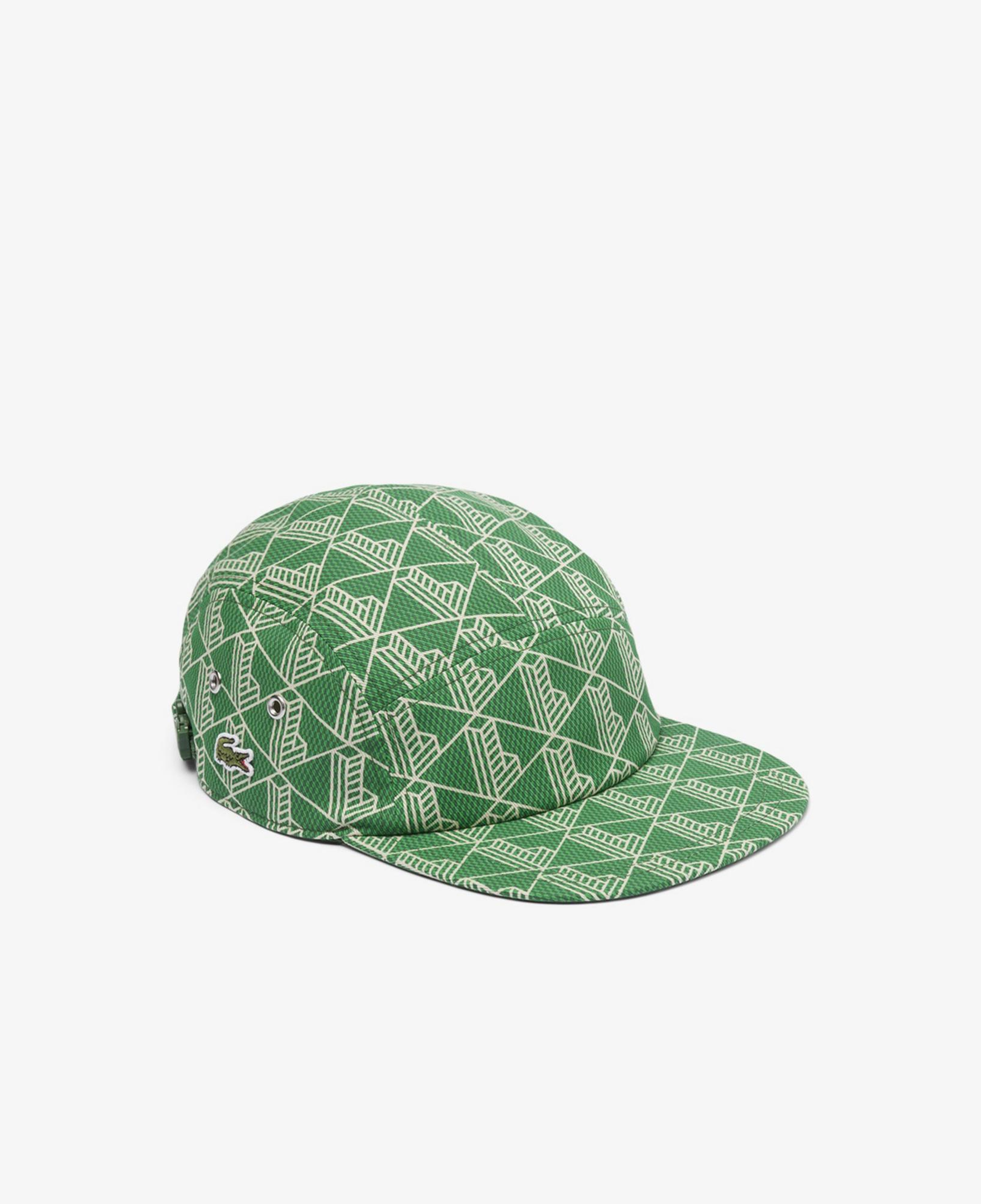 Lacoste Printed Twill Jockey Unisex Yeşil Şapka