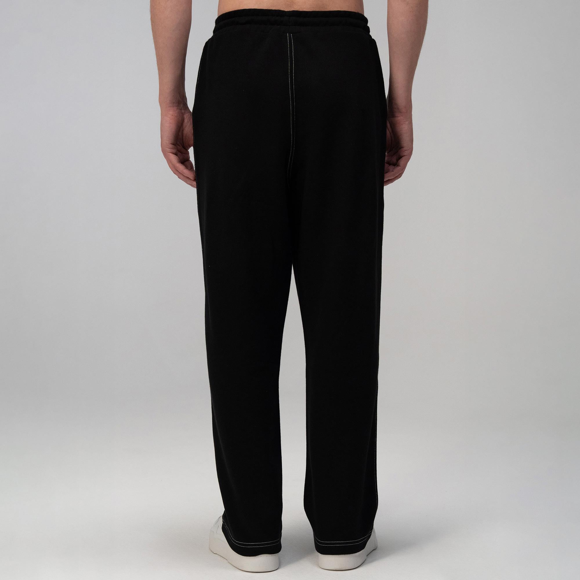 Everlast Dot Collection Comfort Fit Siyah Erkek Eşofman Altı