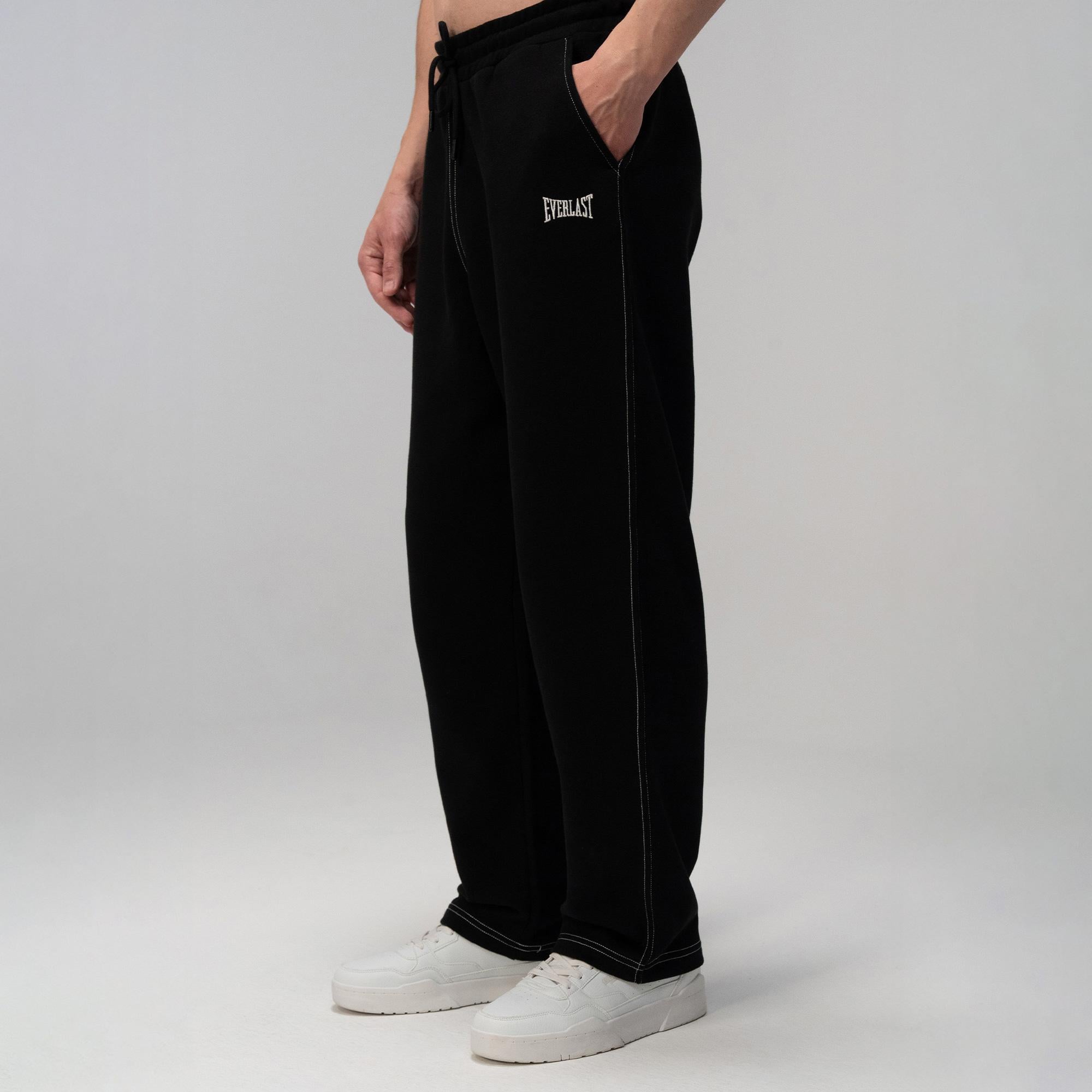 Everlast Dot Collection Comfort Fit Siyah Erkek Eşofman Altı