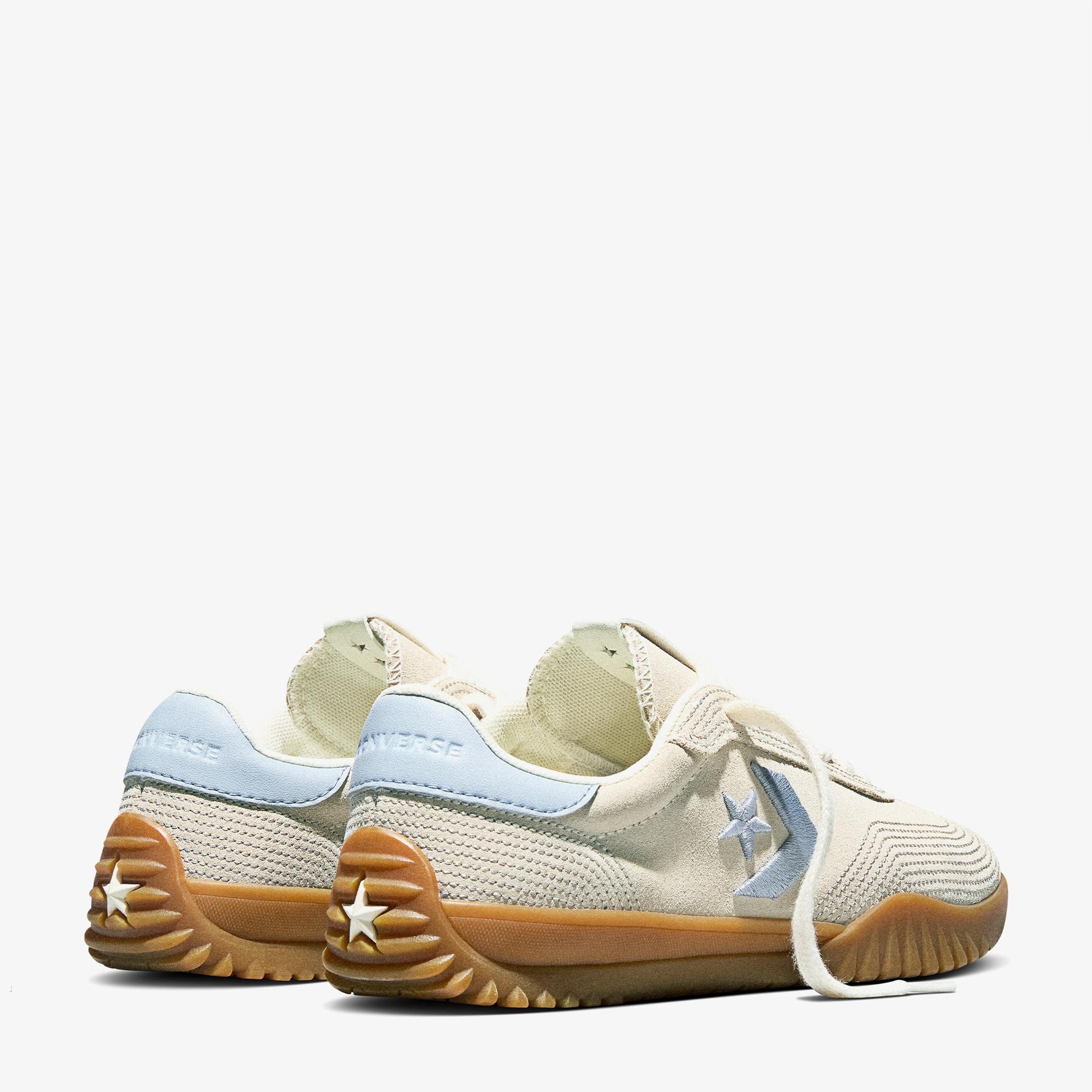 Converse Run Star Trainer Unisex Krem Süet Sneaker