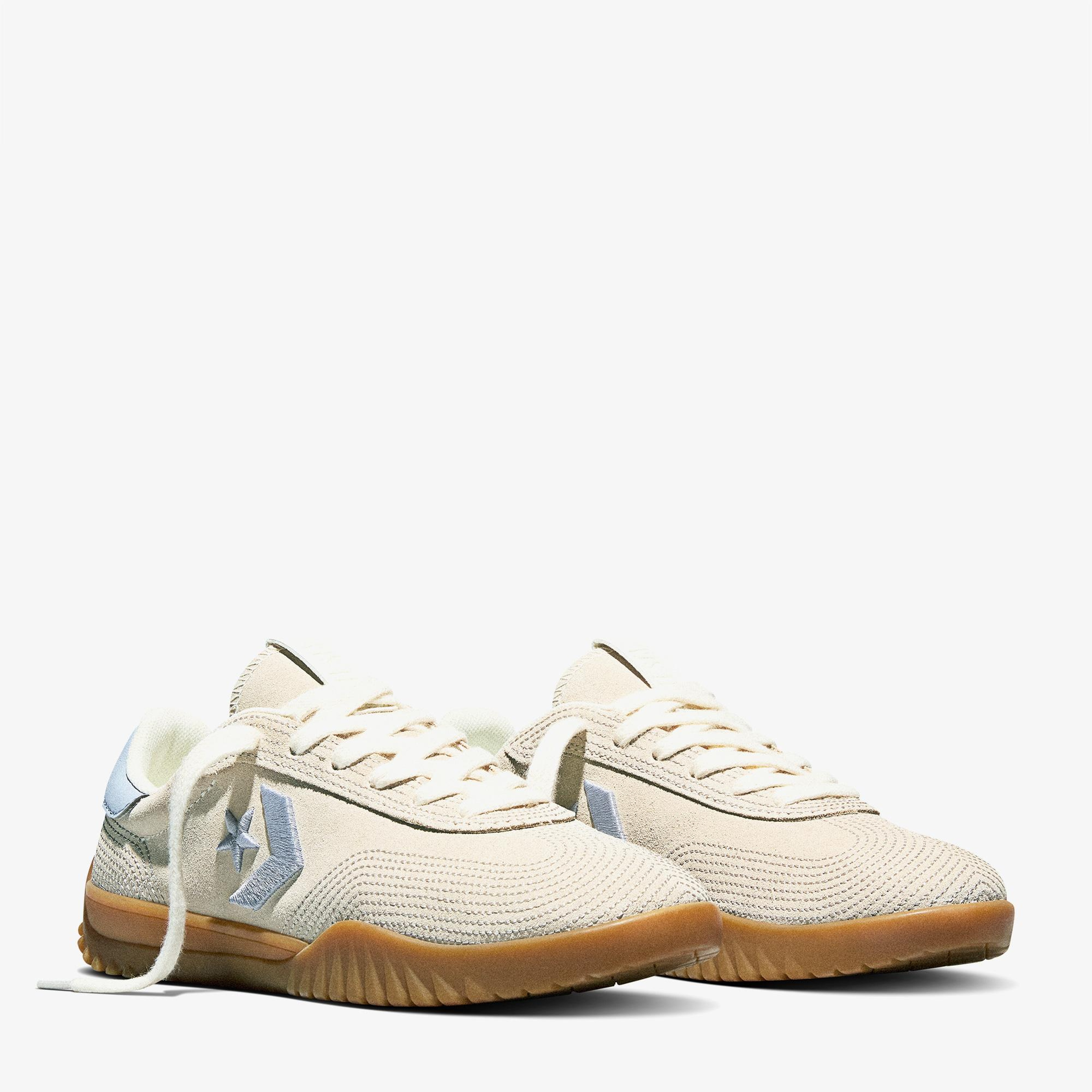 Converse Run Star Trainer Unisex Krem Süet Sneaker
