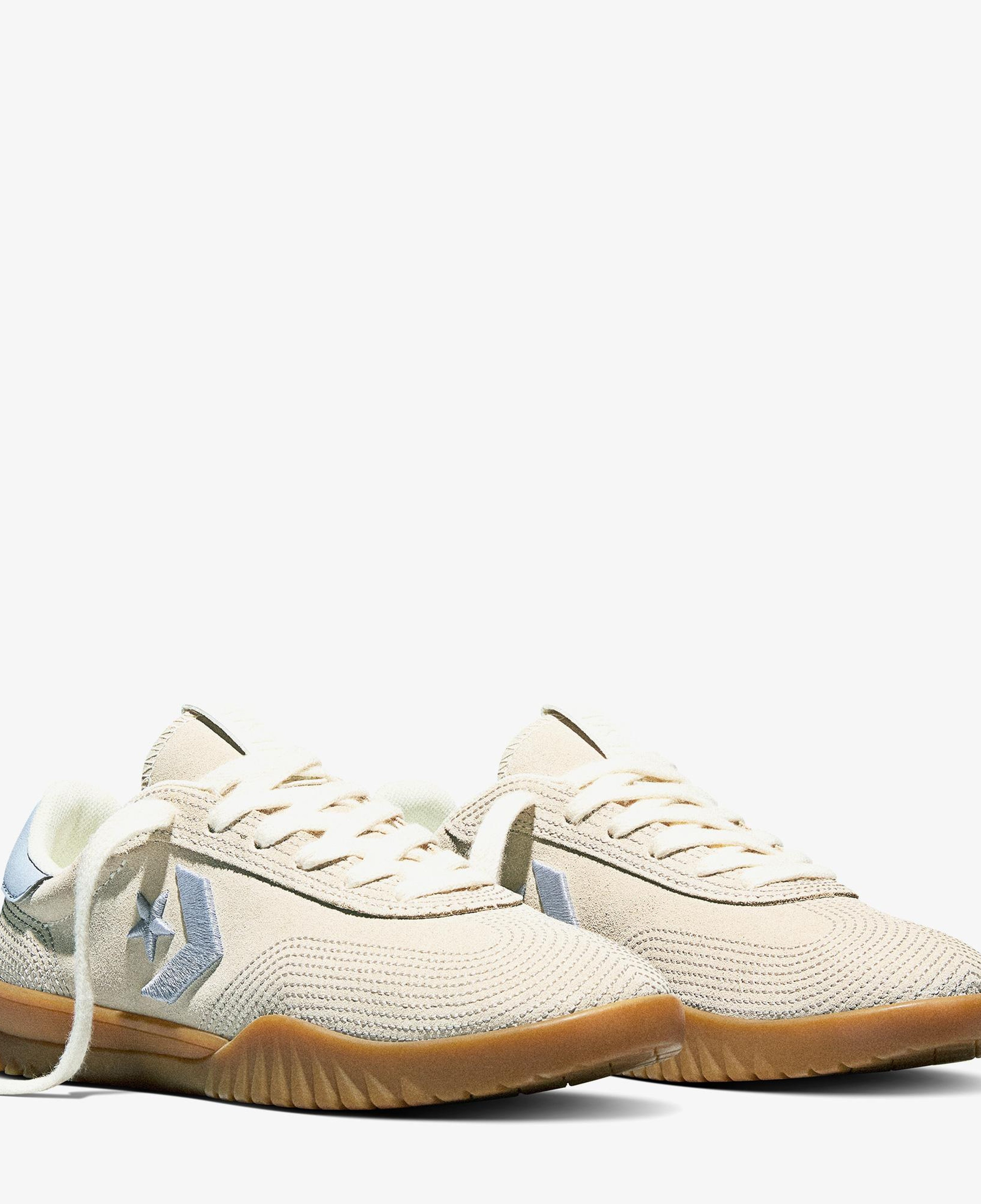 Converse Run Star Trainer Unisex Krem Süet Sneaker
