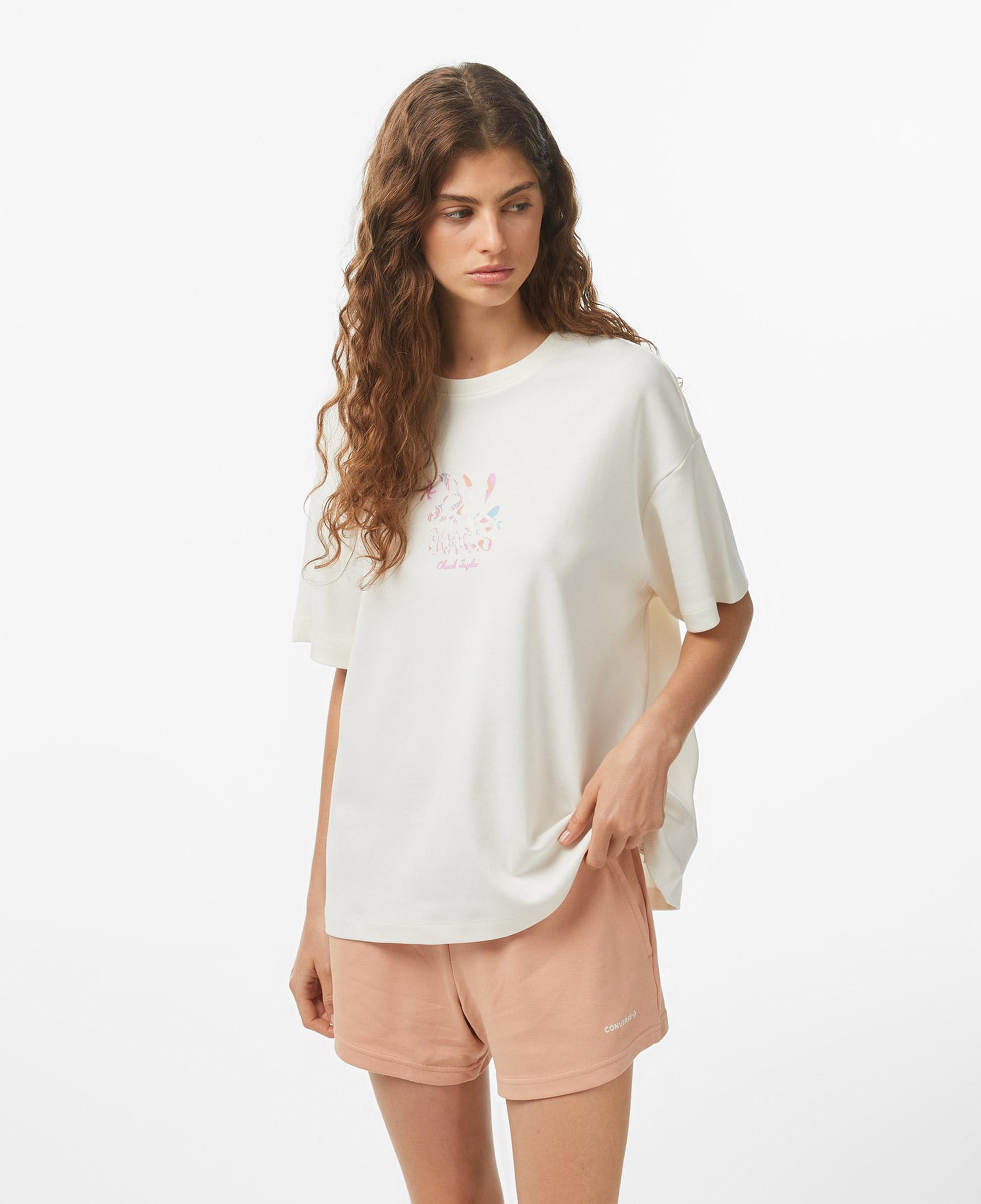 Converse Kadın Krem T-Shirt