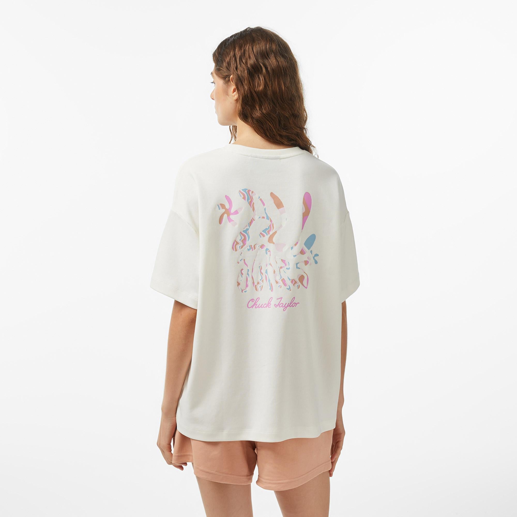 Converse Kadın Krem T-Shirt