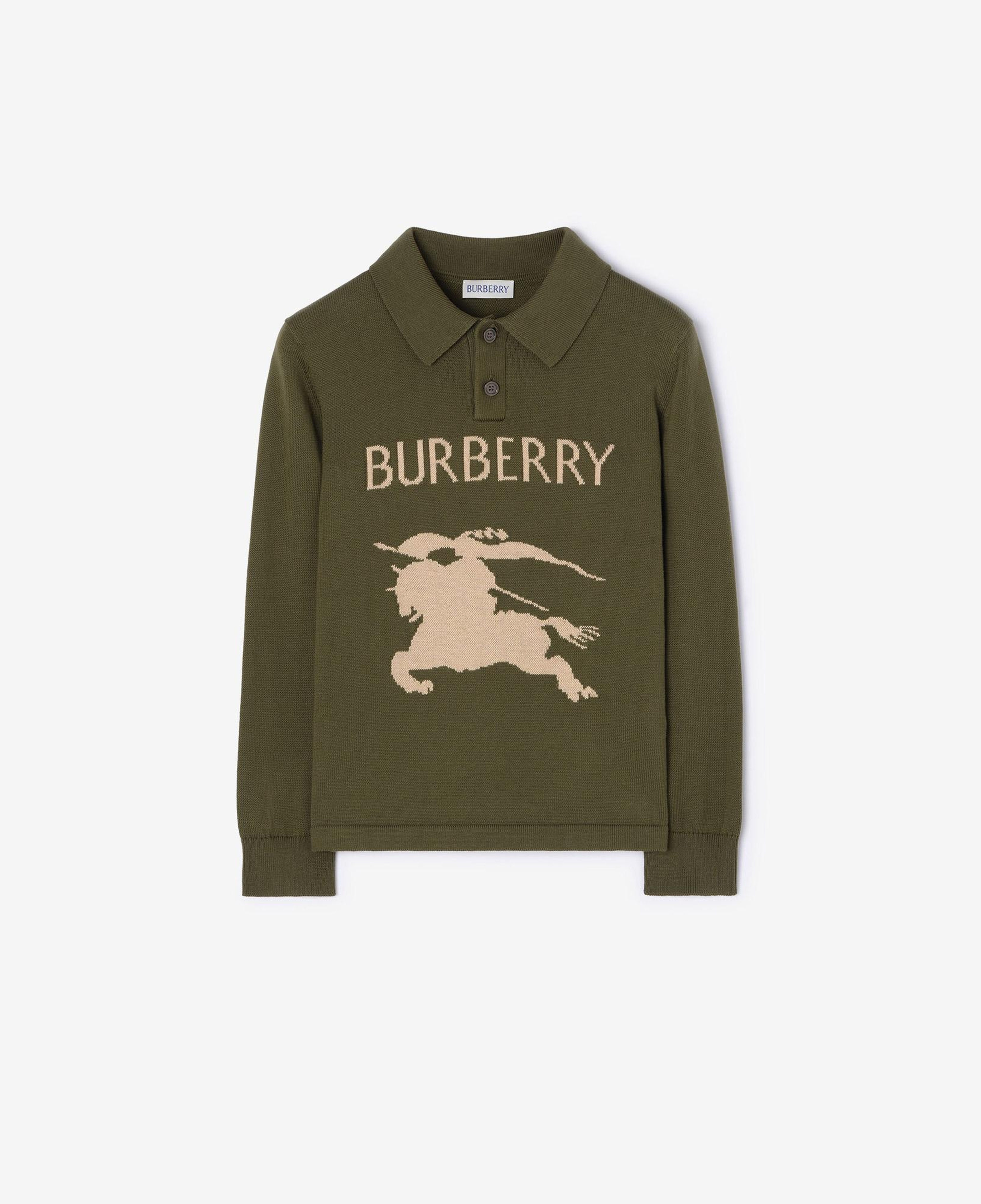 Burberry Tane Polo Ekd Çocuk Yeşil Triko
