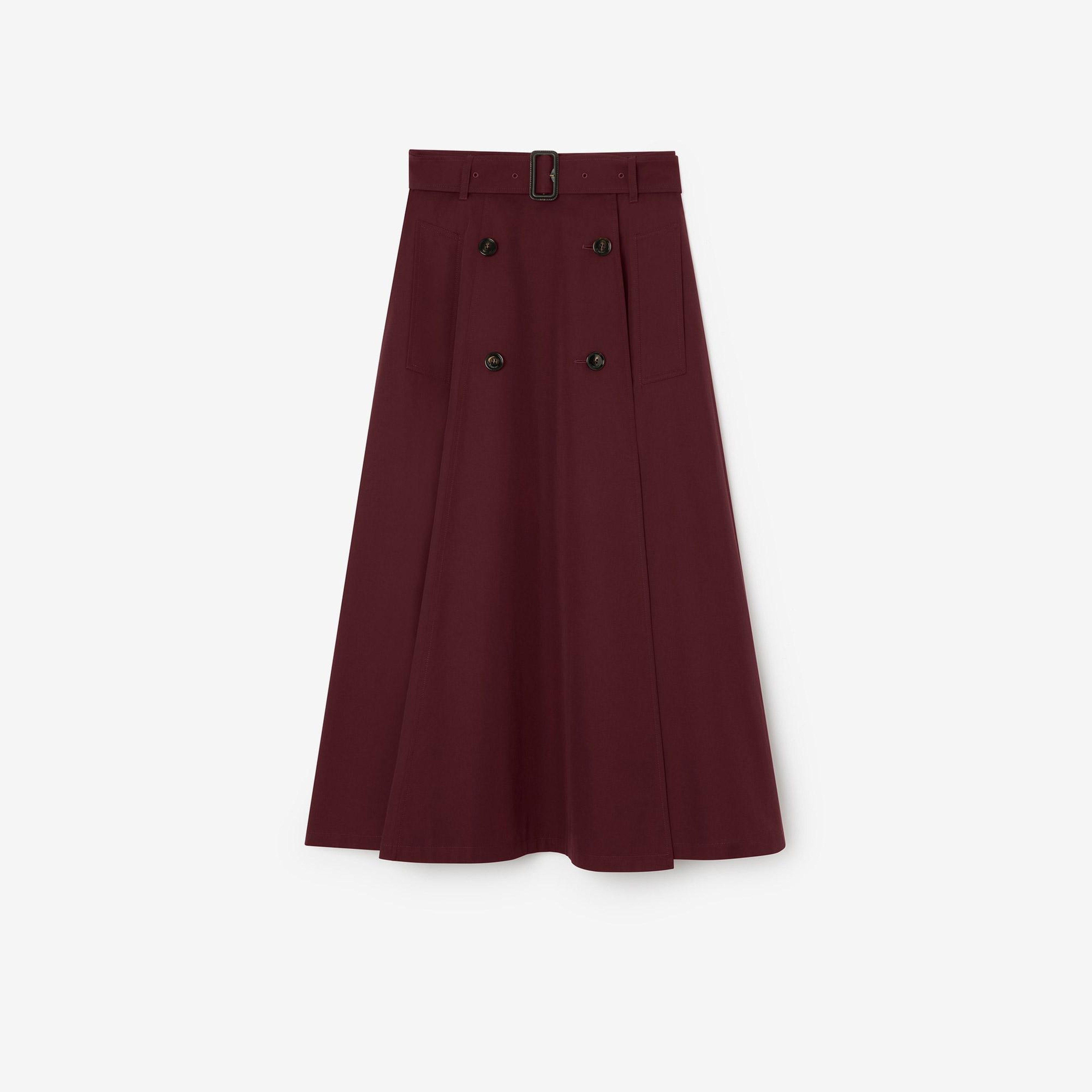 Burberry Brenda Kadın Bordo Etek