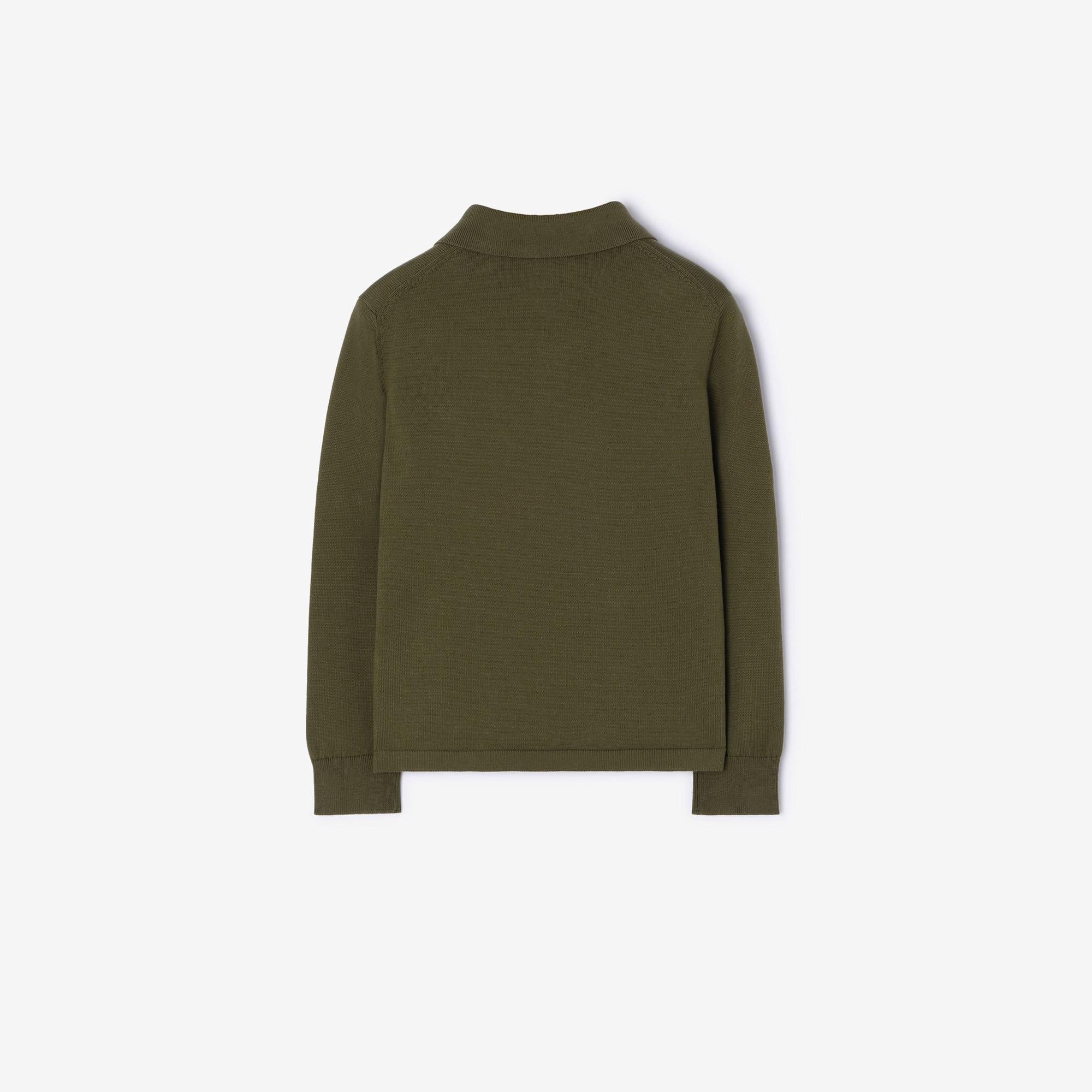 Burberry Tane Polo Ekd Çocuk Yeşil Triko