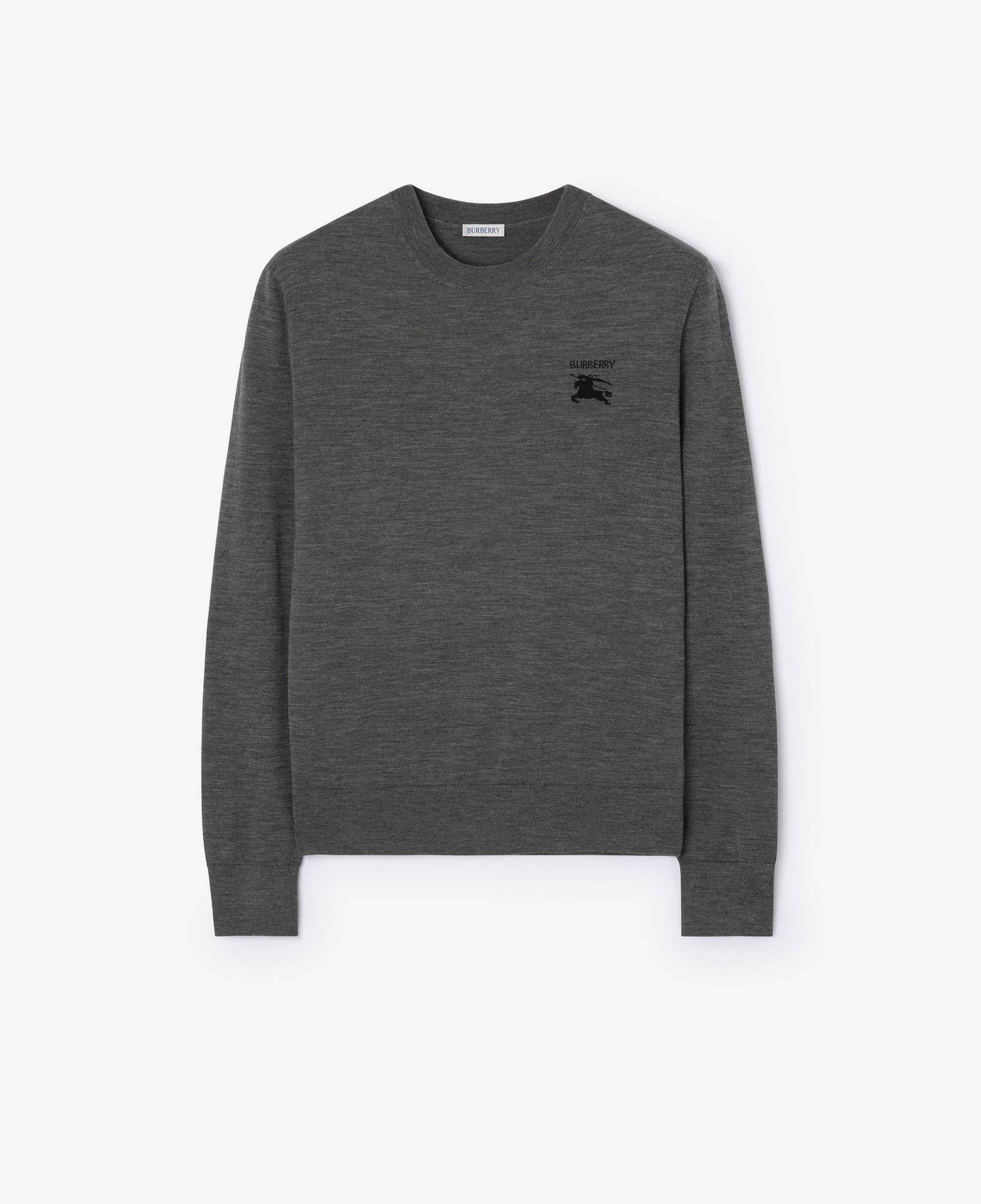 Burberry Easton Ekd Erkek Gri Triko