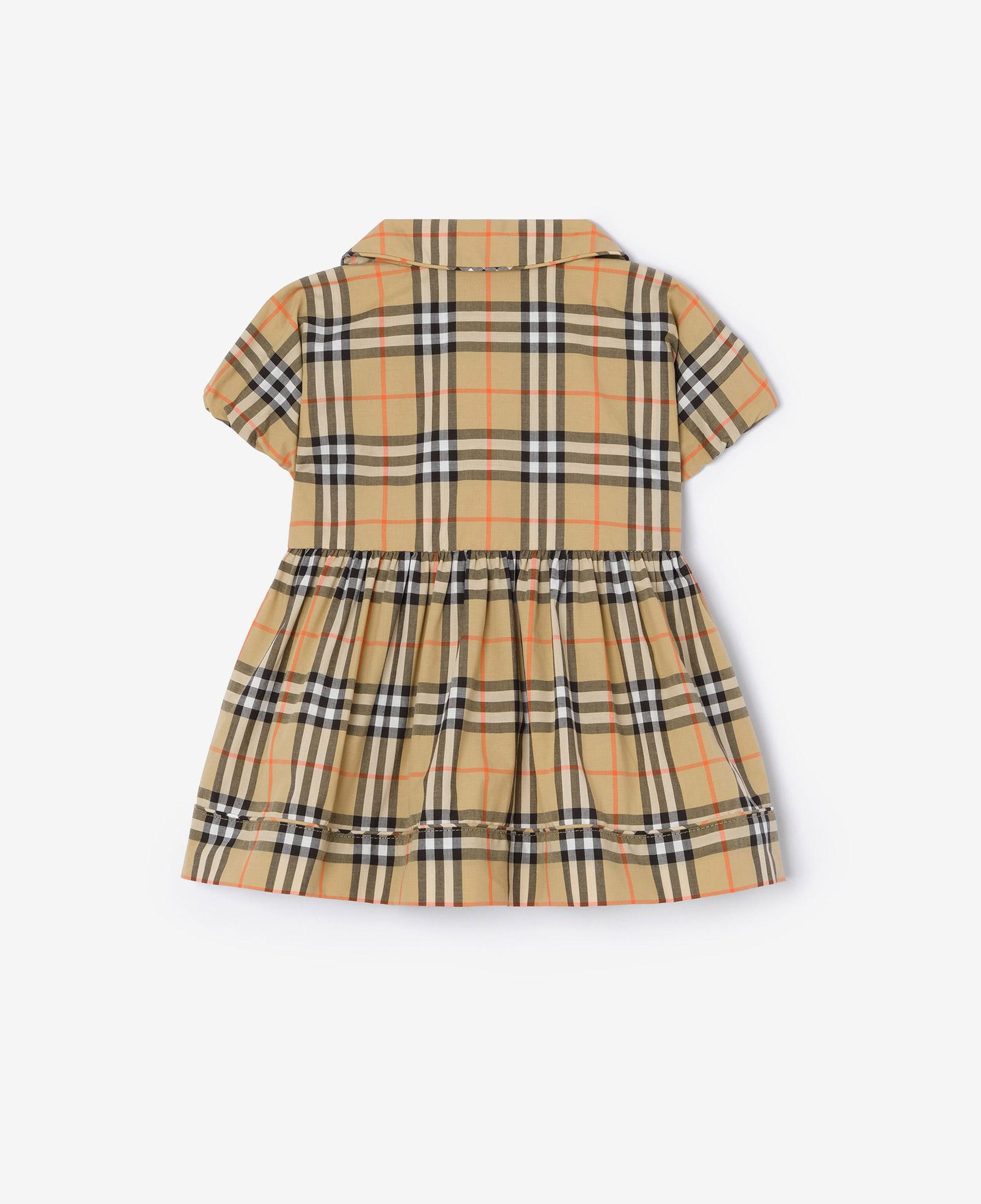 Burberry Bea Check Çocuk Bej Elbise