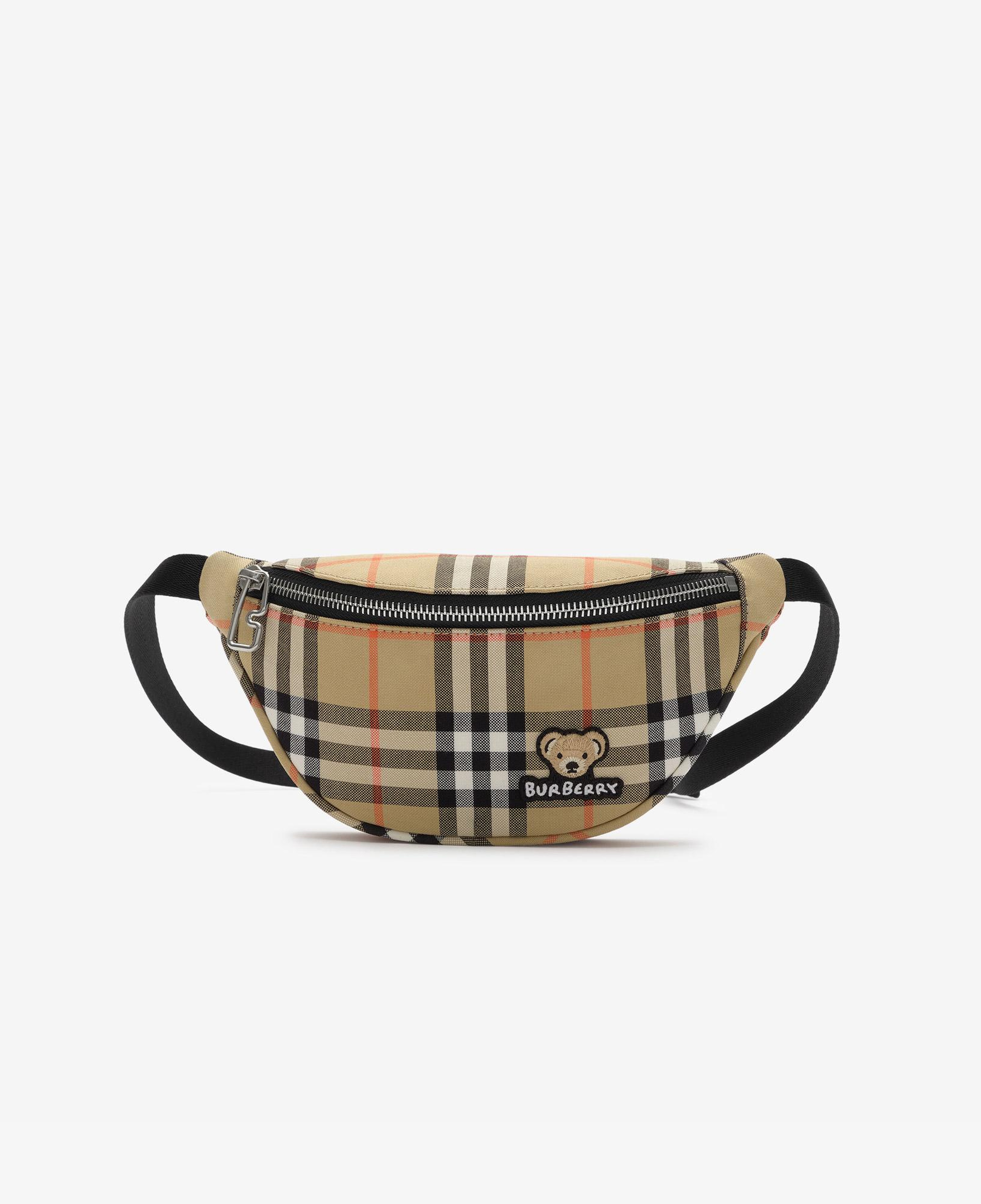 Burberry Wilfred Check Çocuk Bej Omuz Çantası