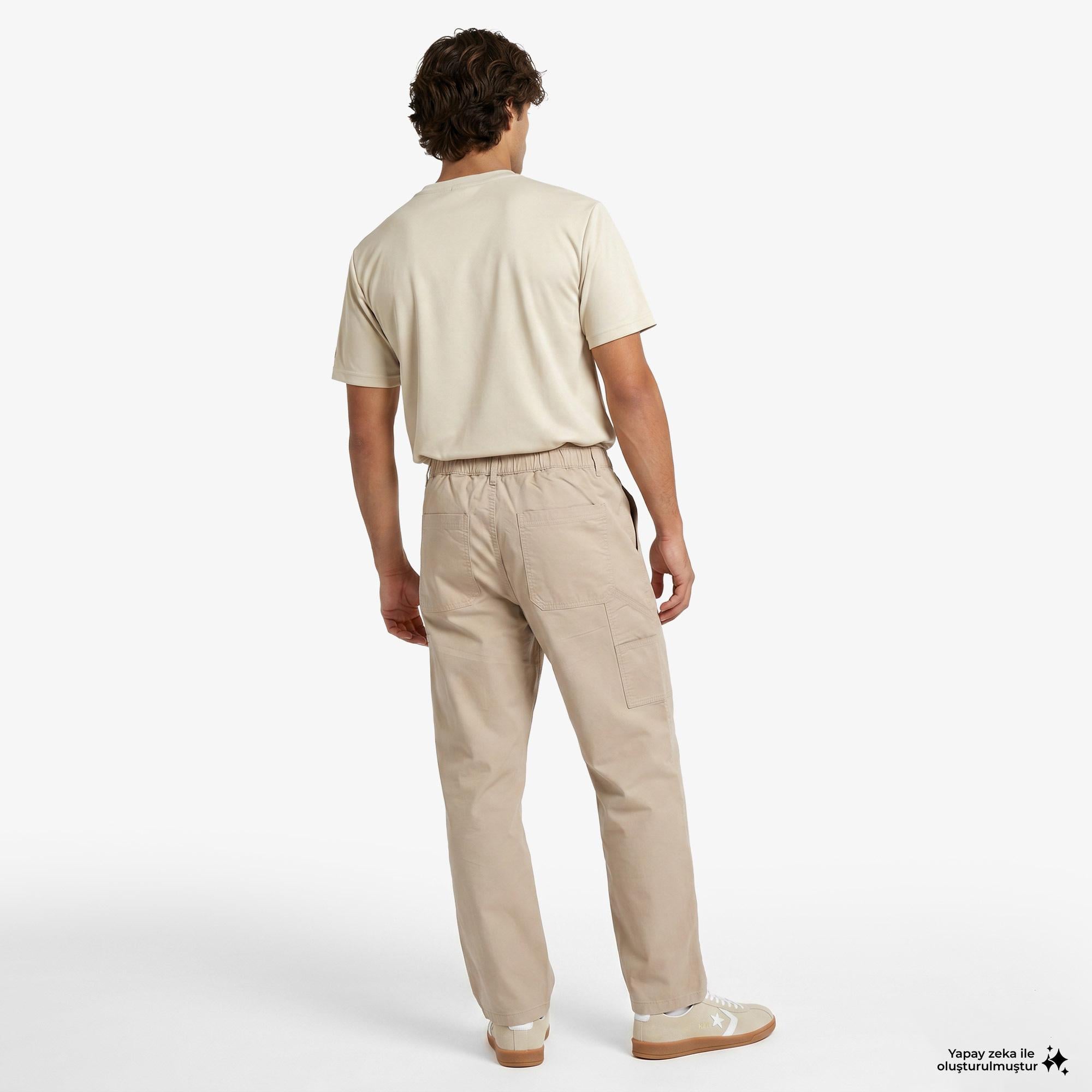 UNITED4 Regular Fit Erkek Krem Pantolon