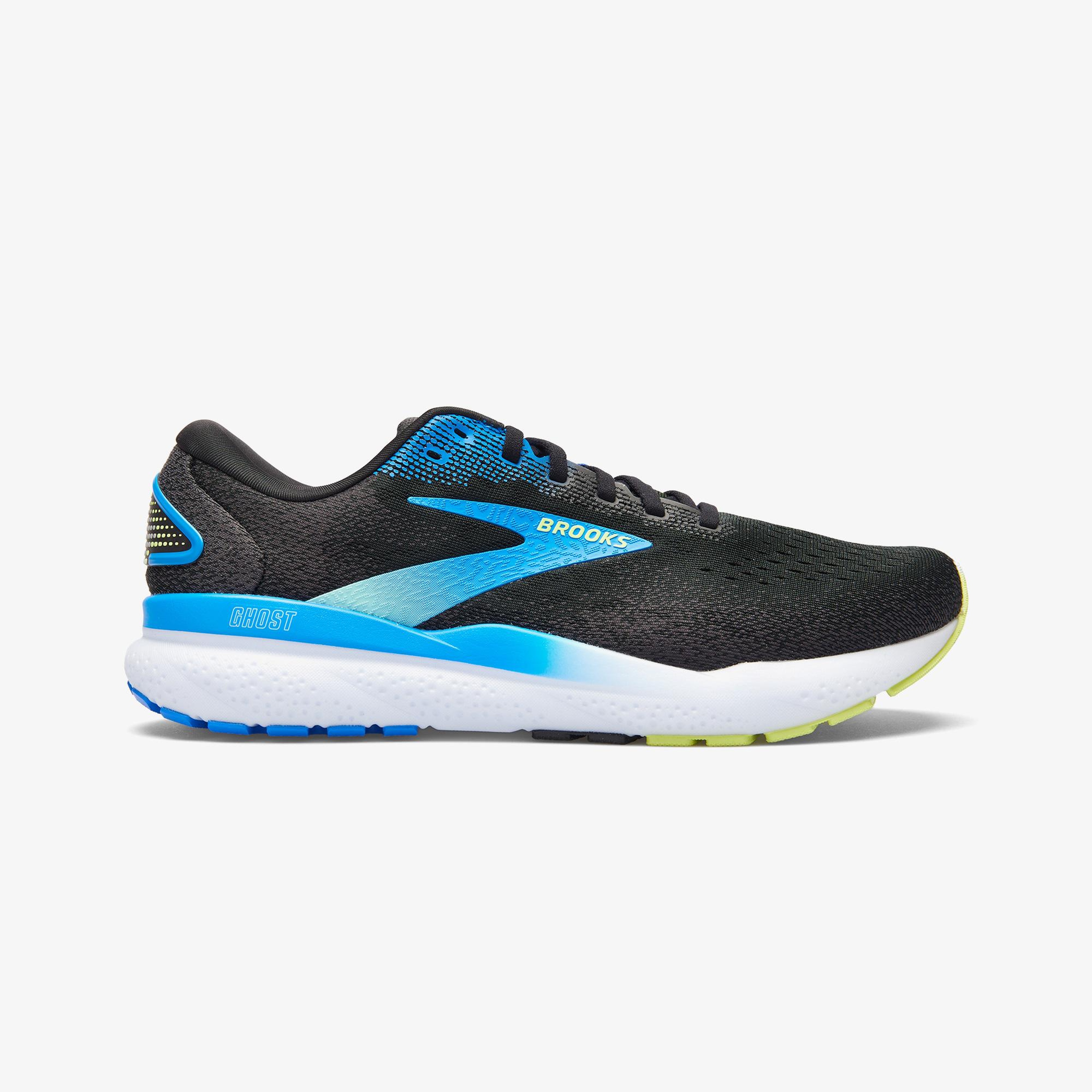Brooks Ghost 16 Erkek Siyah/Mavi Koşu Ayakkabısı