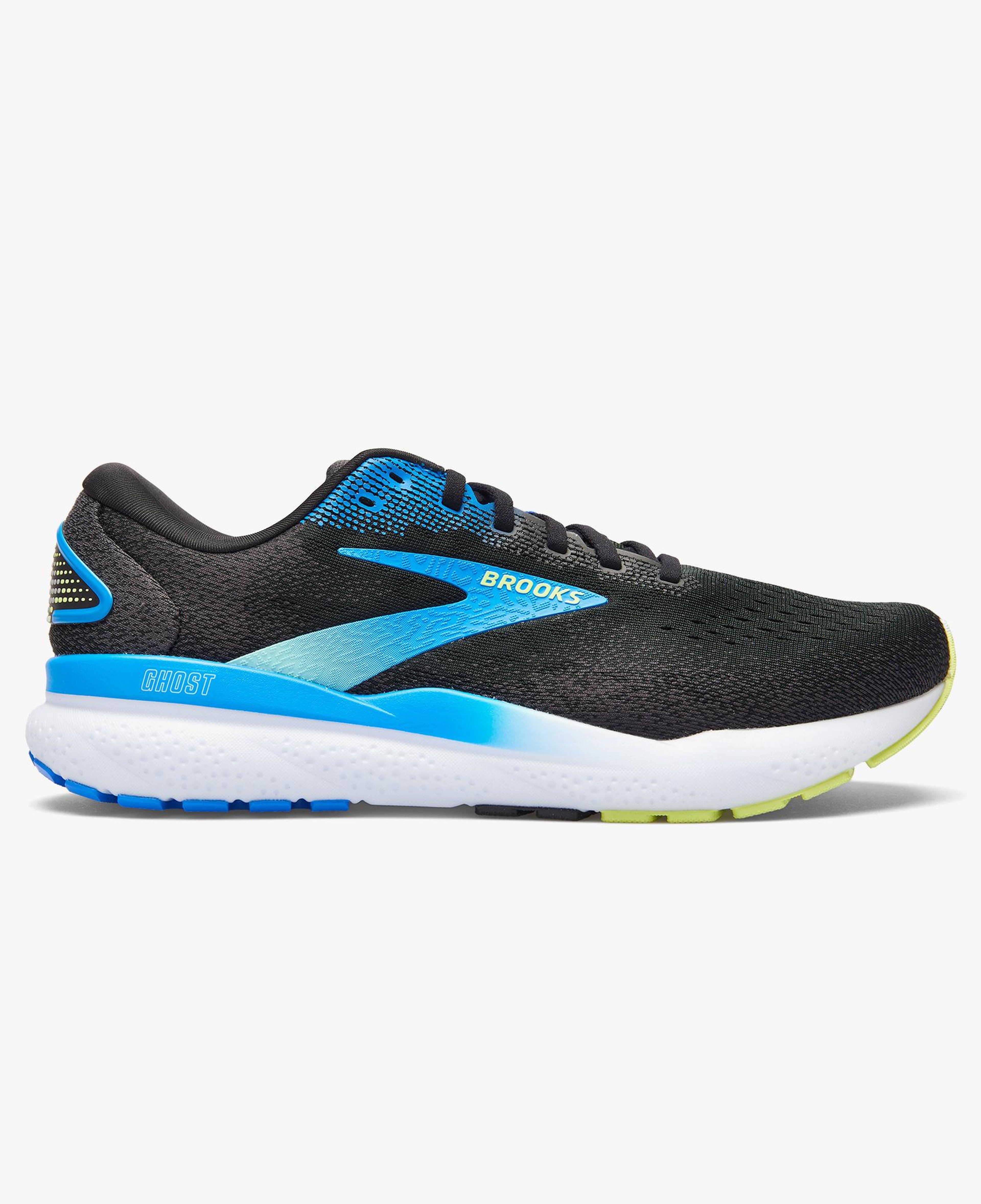 Brooks Ghost 16 Erkek Siyah/Mavi Koşu Ayakkabısı