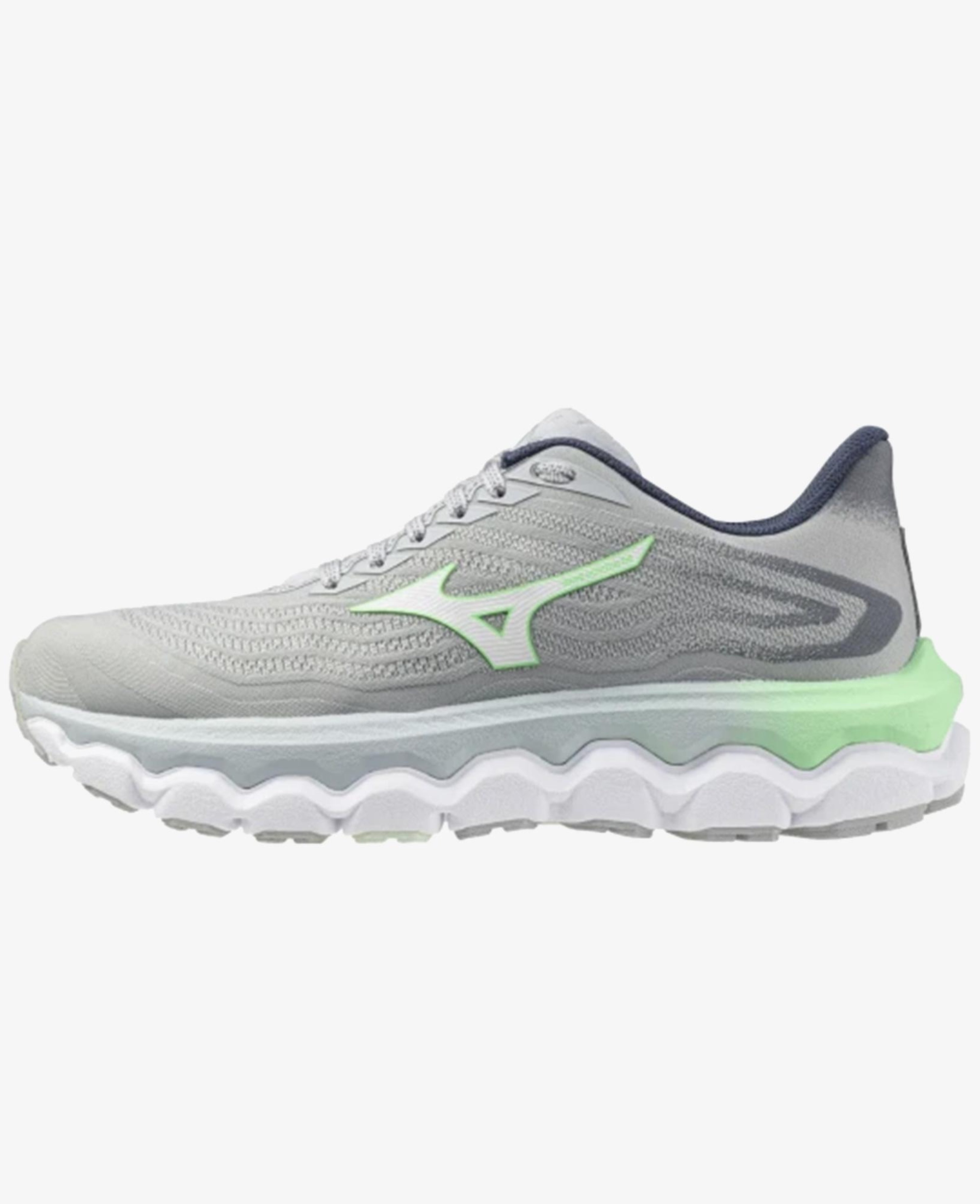 Mizuno Wave Horizon 8 Kadın Gri Koşu Ayakkabısı