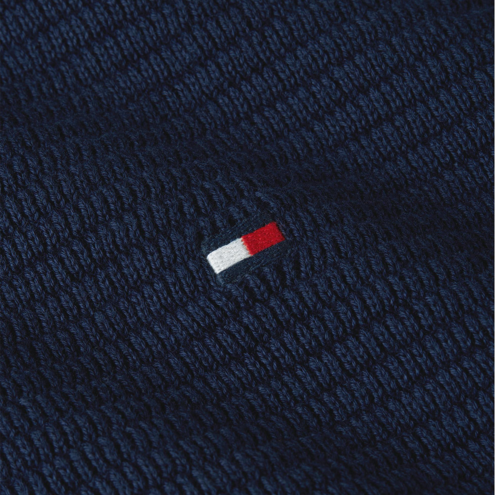 Tommy Hilfiger Seasonal Structure Erkek Lacivert Triko