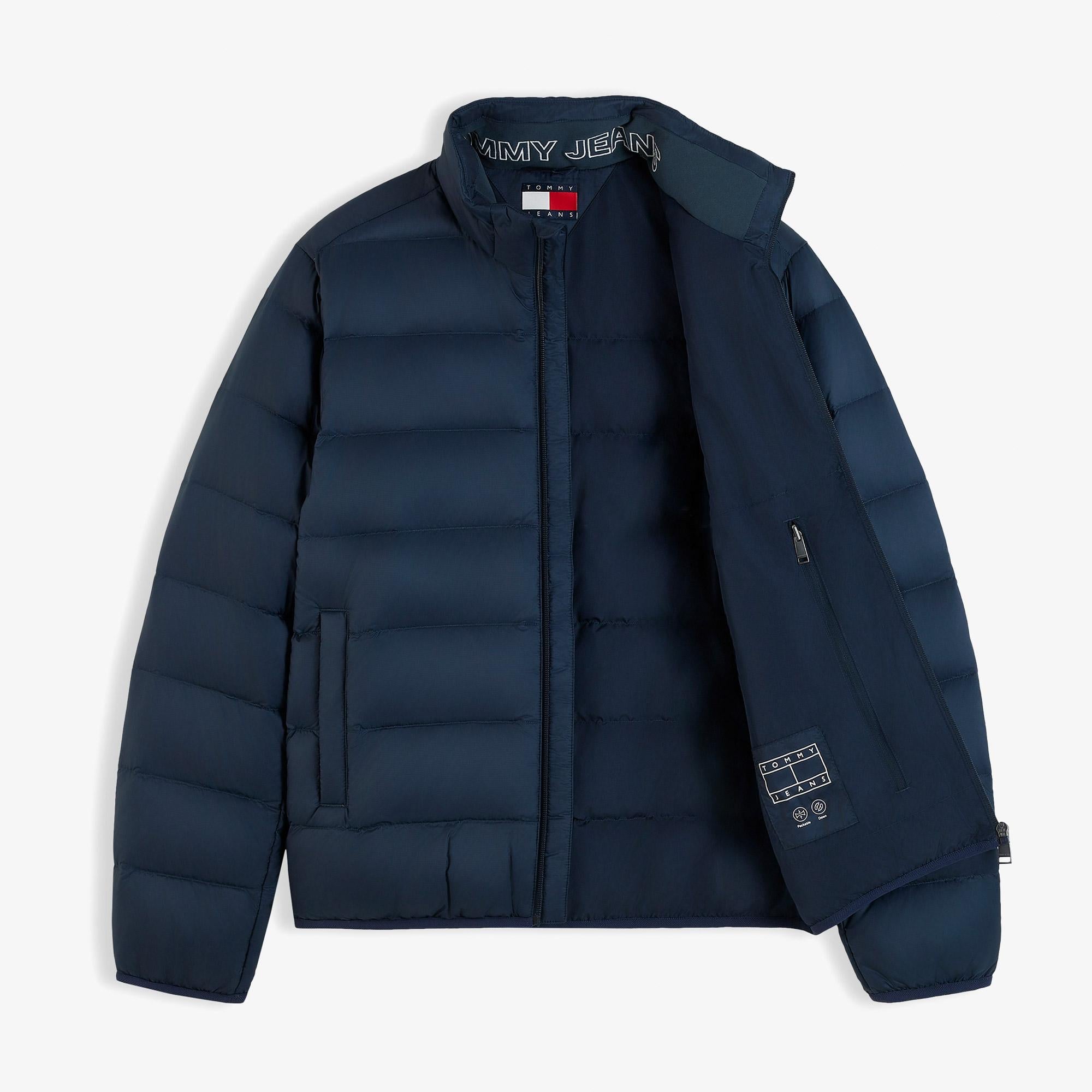 Tommy Hilfiger Light Down Erkek Mavi Mont