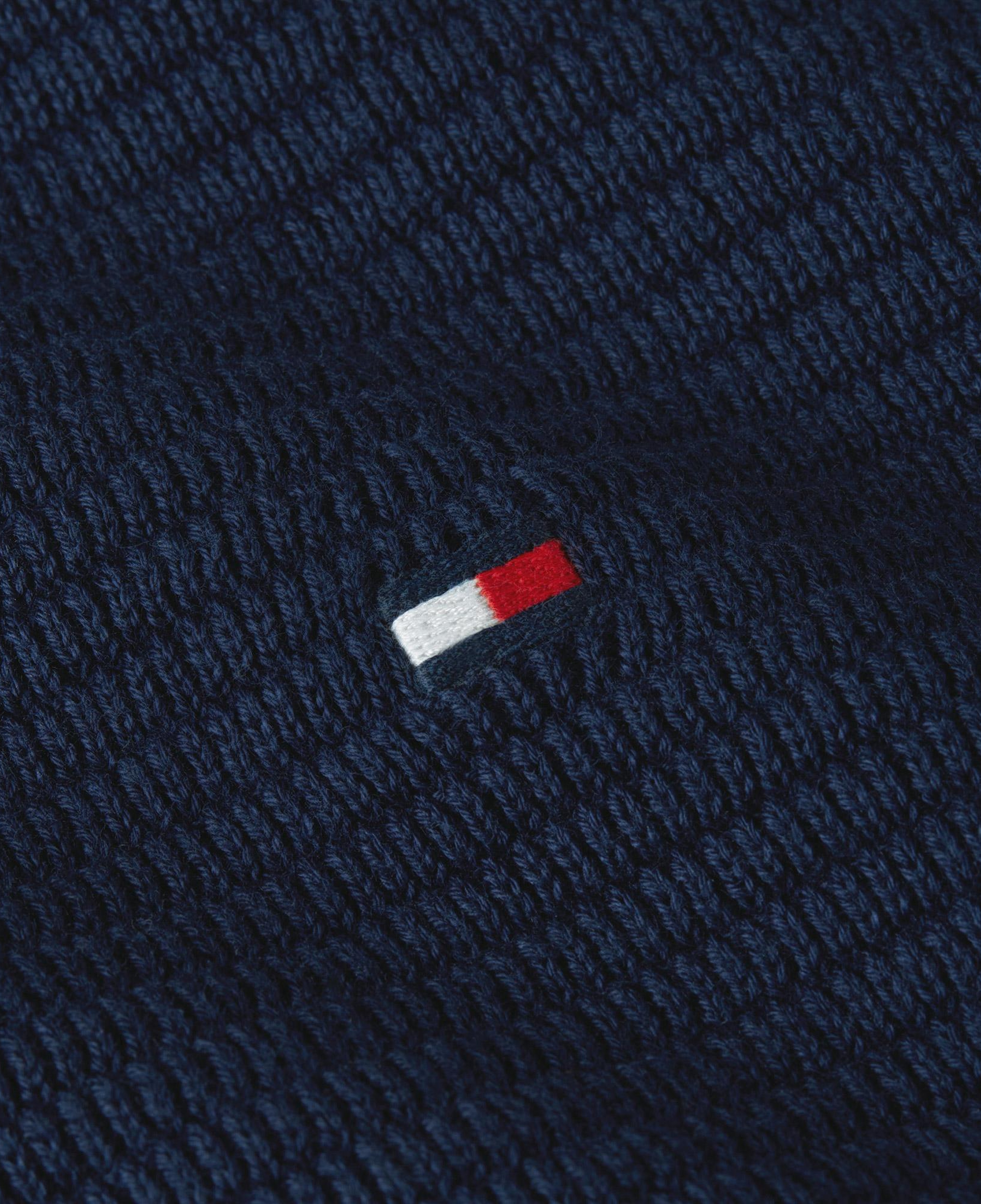 Tommy Hilfiger Seasonal Structure Erkek Lacivert Triko