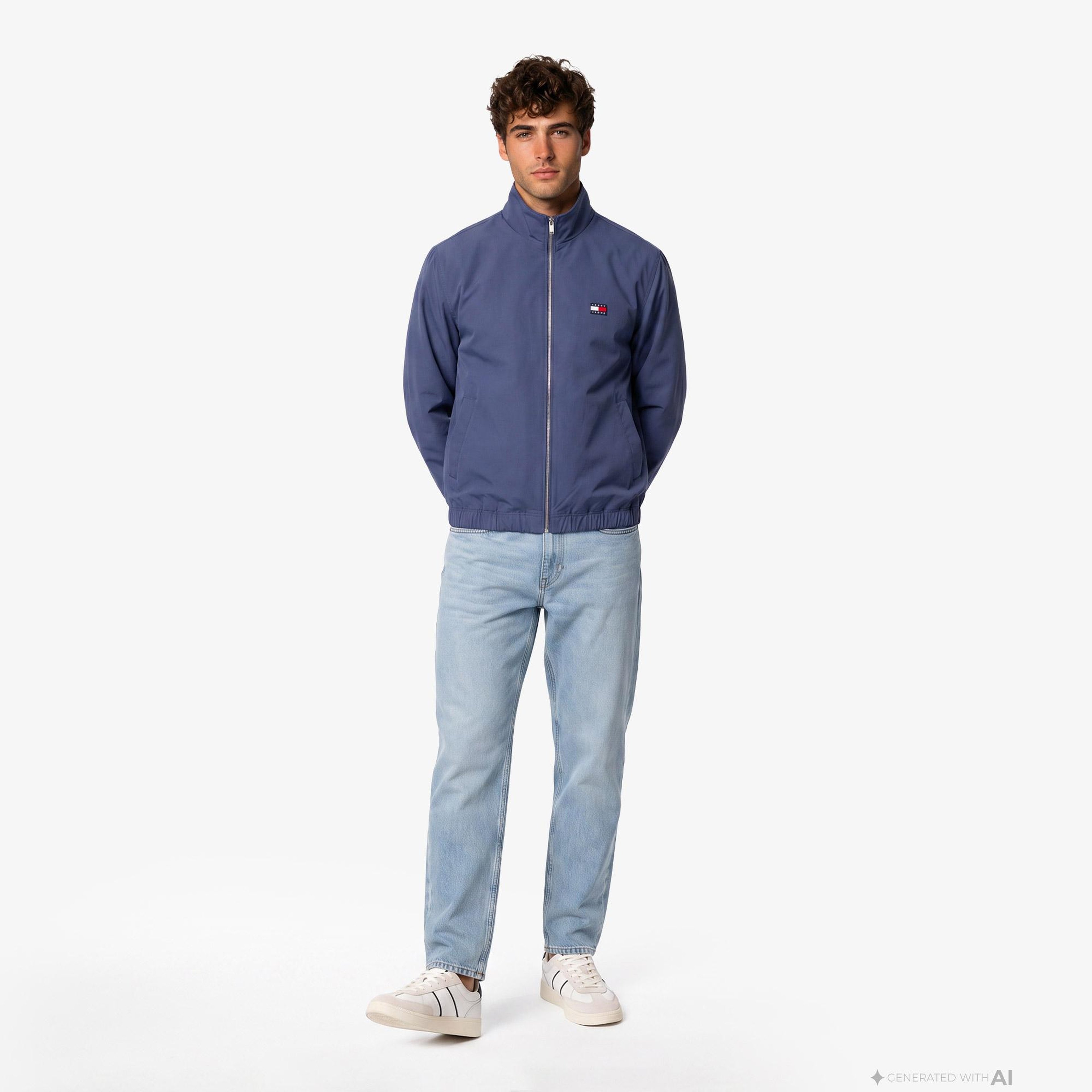 Tommy Hilfiger Essential Erkek Mavi Ceket