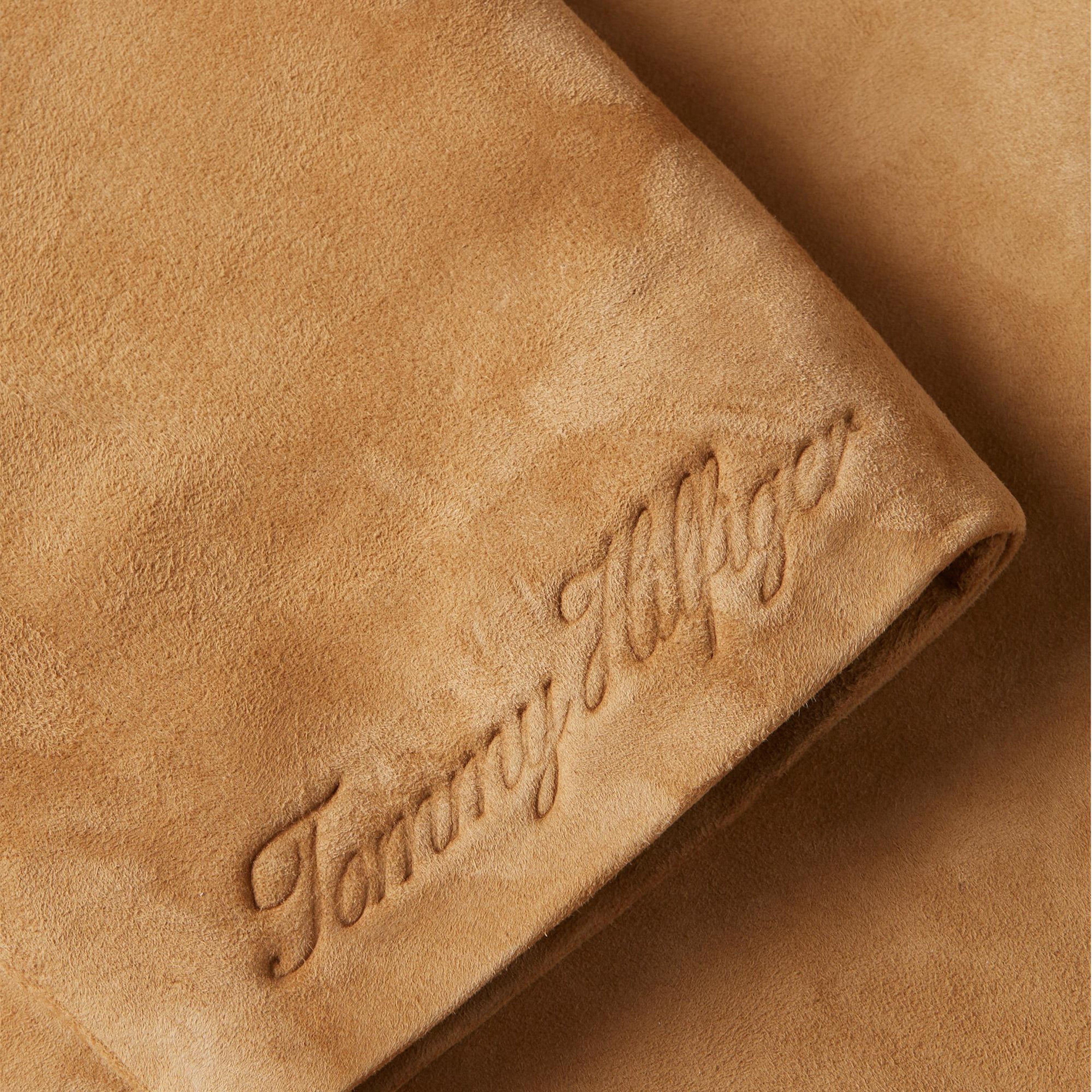 Tommy Hilfiger Suede Chore Erkek Kahverengi Ceket