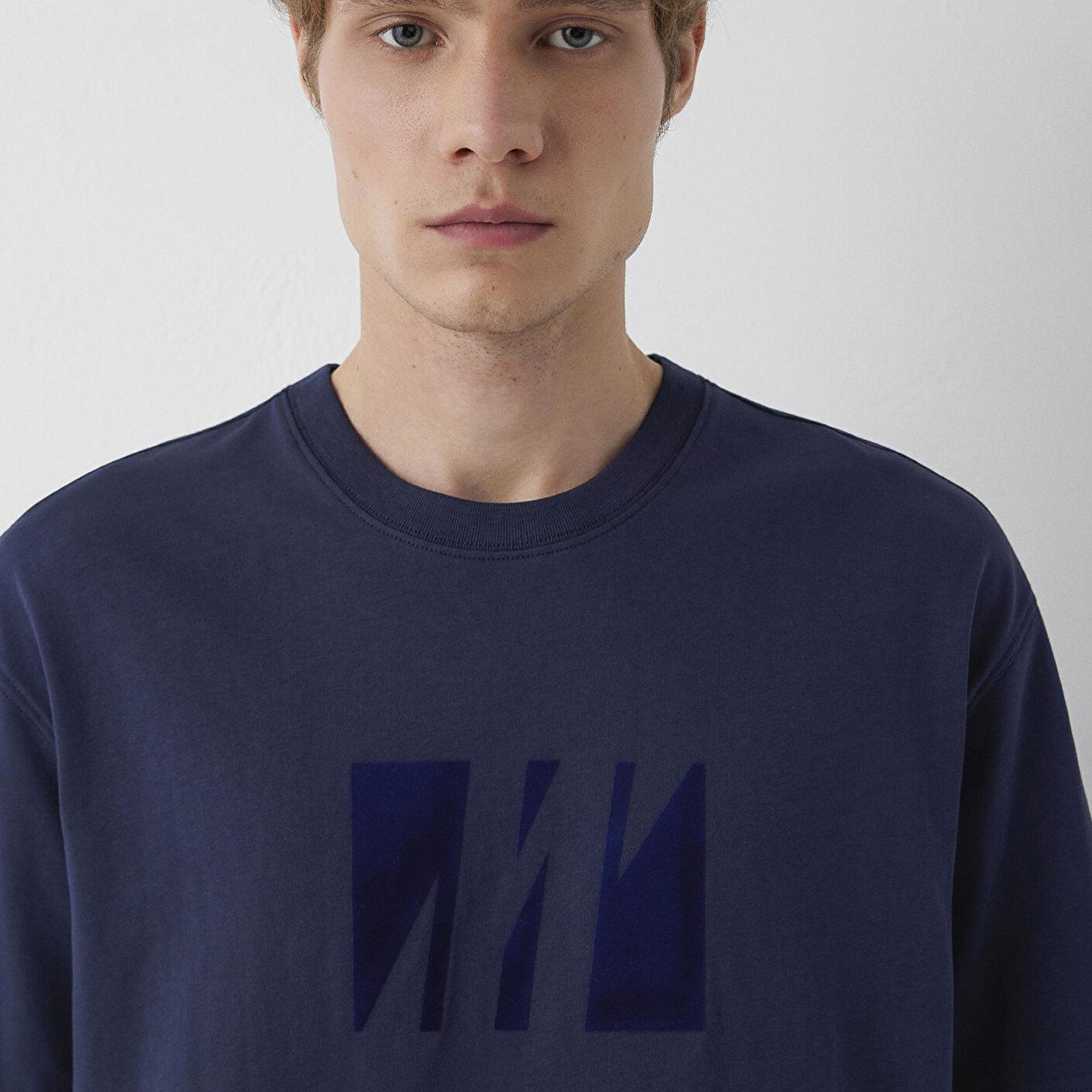 Mavi Mavi Pro Lacivert Tişört Loose Fit / Bol Rahat Kesim 0620057-82318