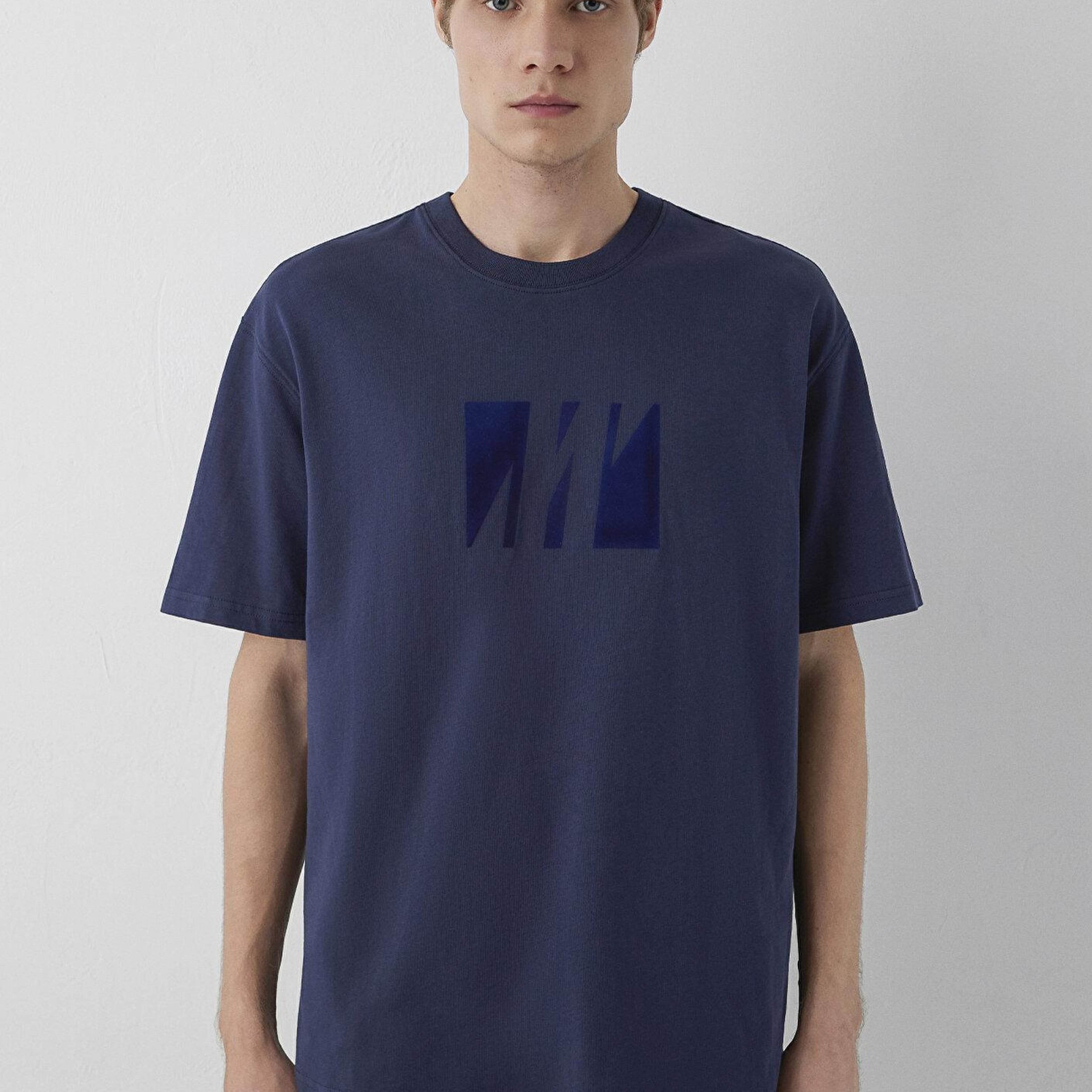 Mavi Mavi Pro Lacivert Tişört Loose Fit / Bol Rahat Kesim 0620057-82318