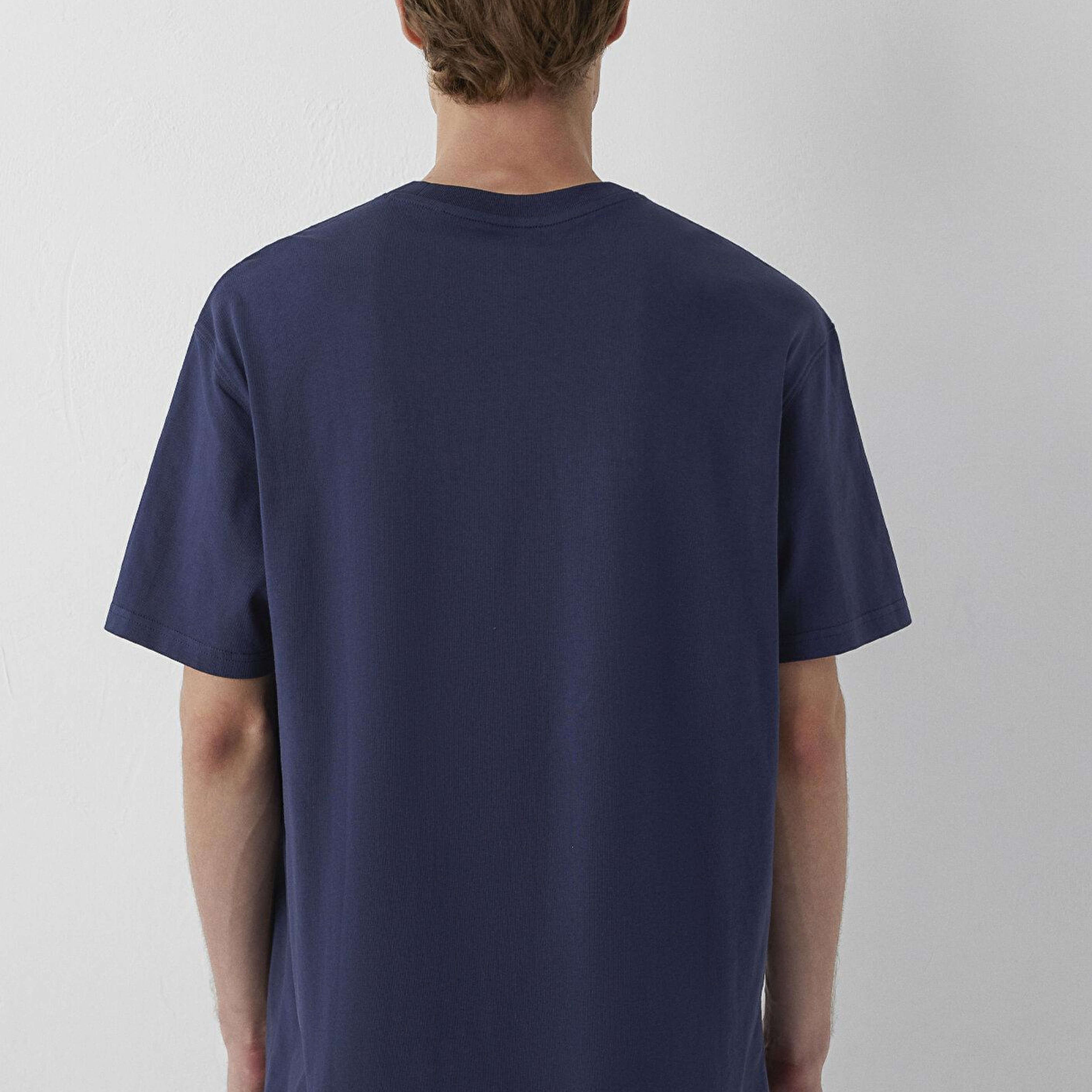 Mavi Mavi Pro Lacivert Tişört Loose Fit / Bol Rahat Kesim 0620057-82318