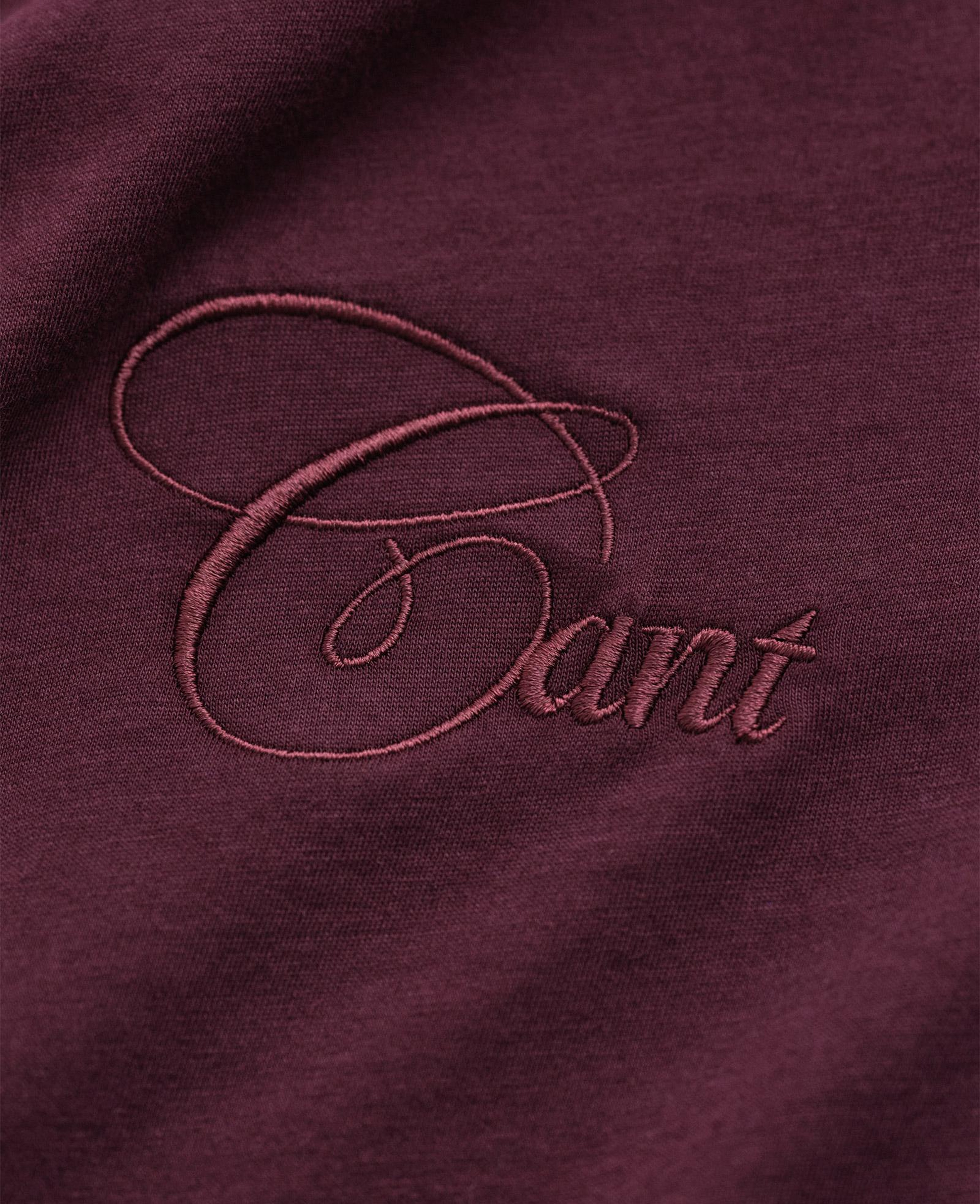 GANT Kadın Kırmızı Bisiklet Yaka T-Shirt