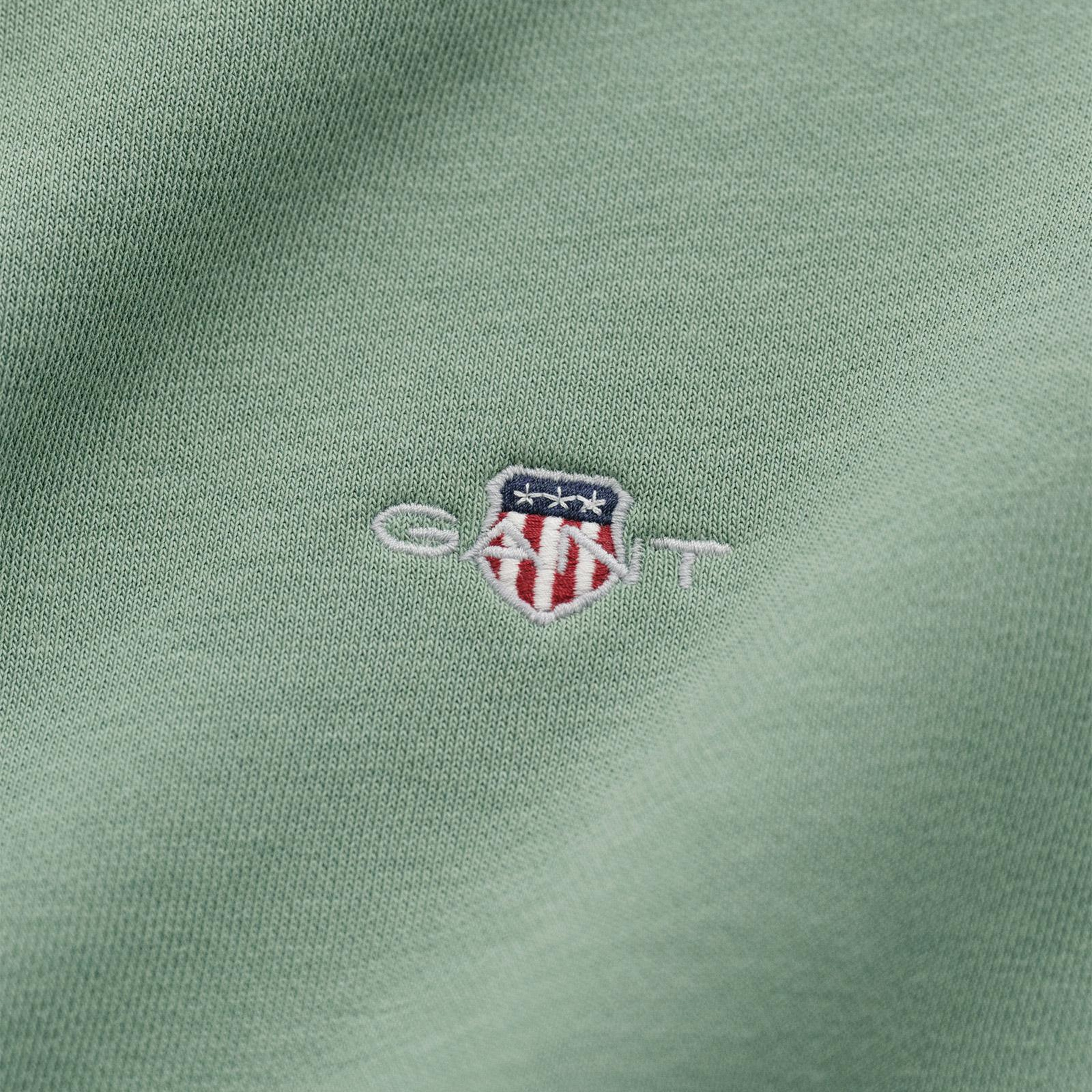 GANT Erkek Yeşil Regular Fit Sweatshirt