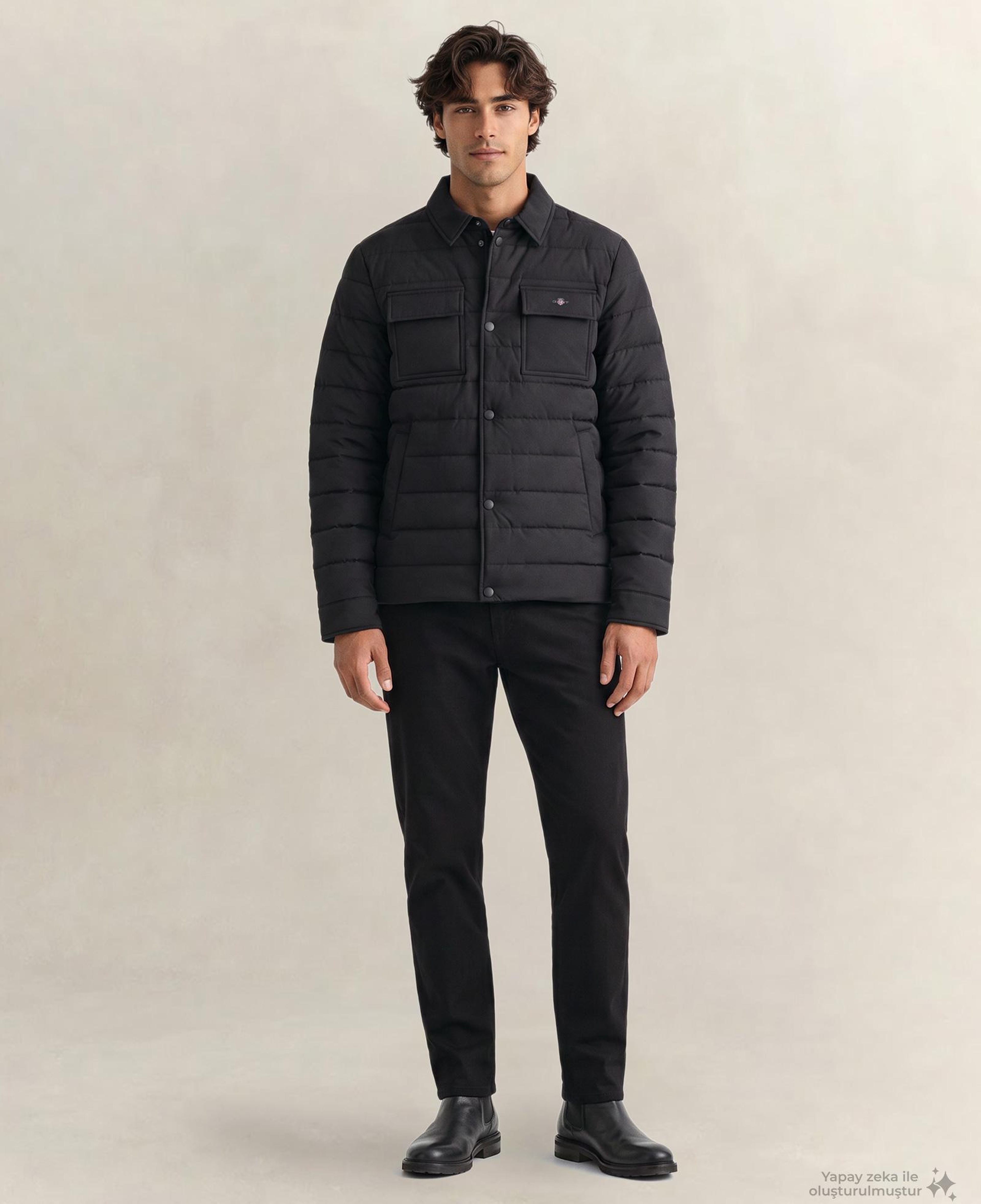 GANT Erkek Siyah Standard Fit Ceket