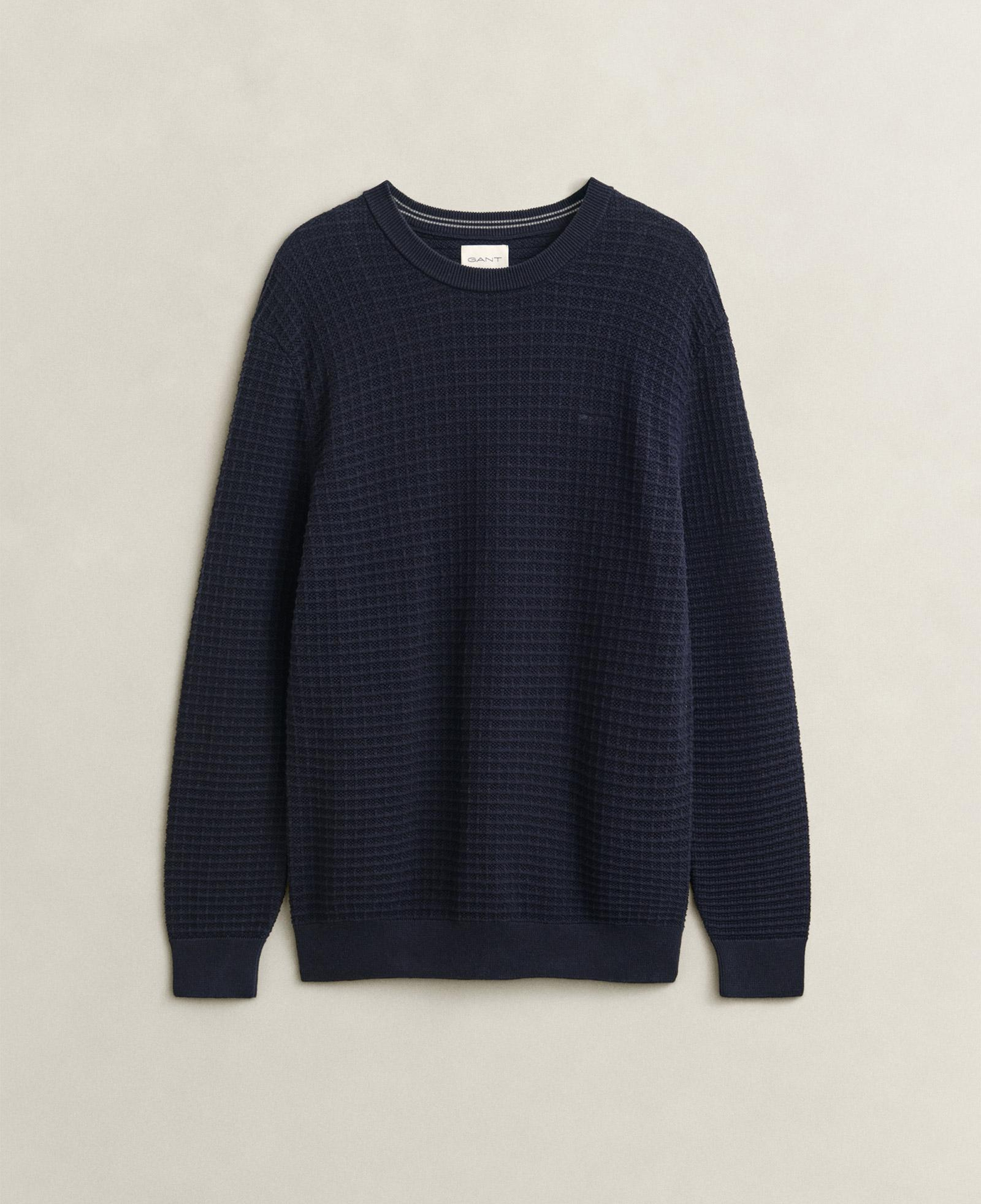 GANT Erkek Lacivert Regular Fit Kazak