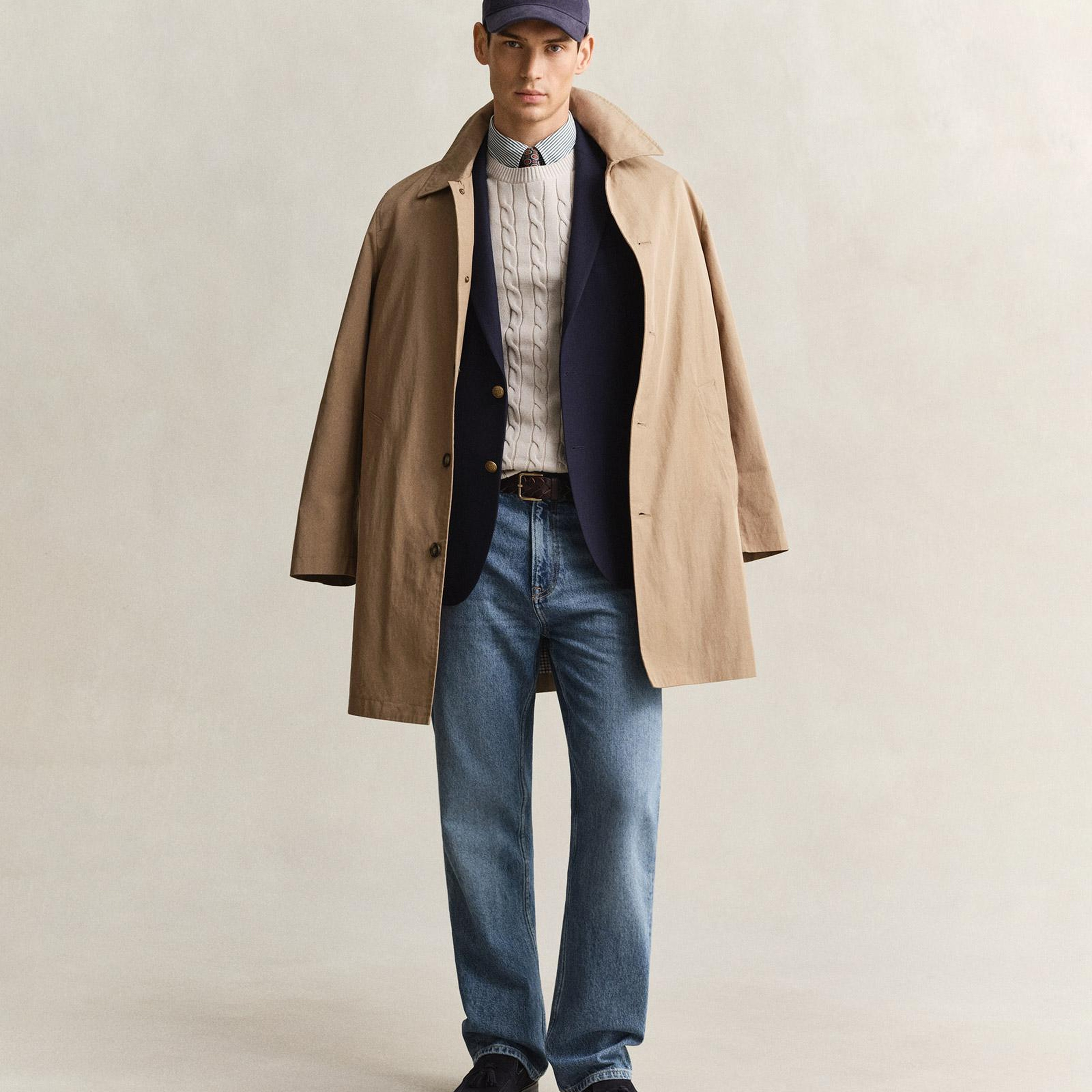 GANT Erkek Bej Regular Fit Kazak