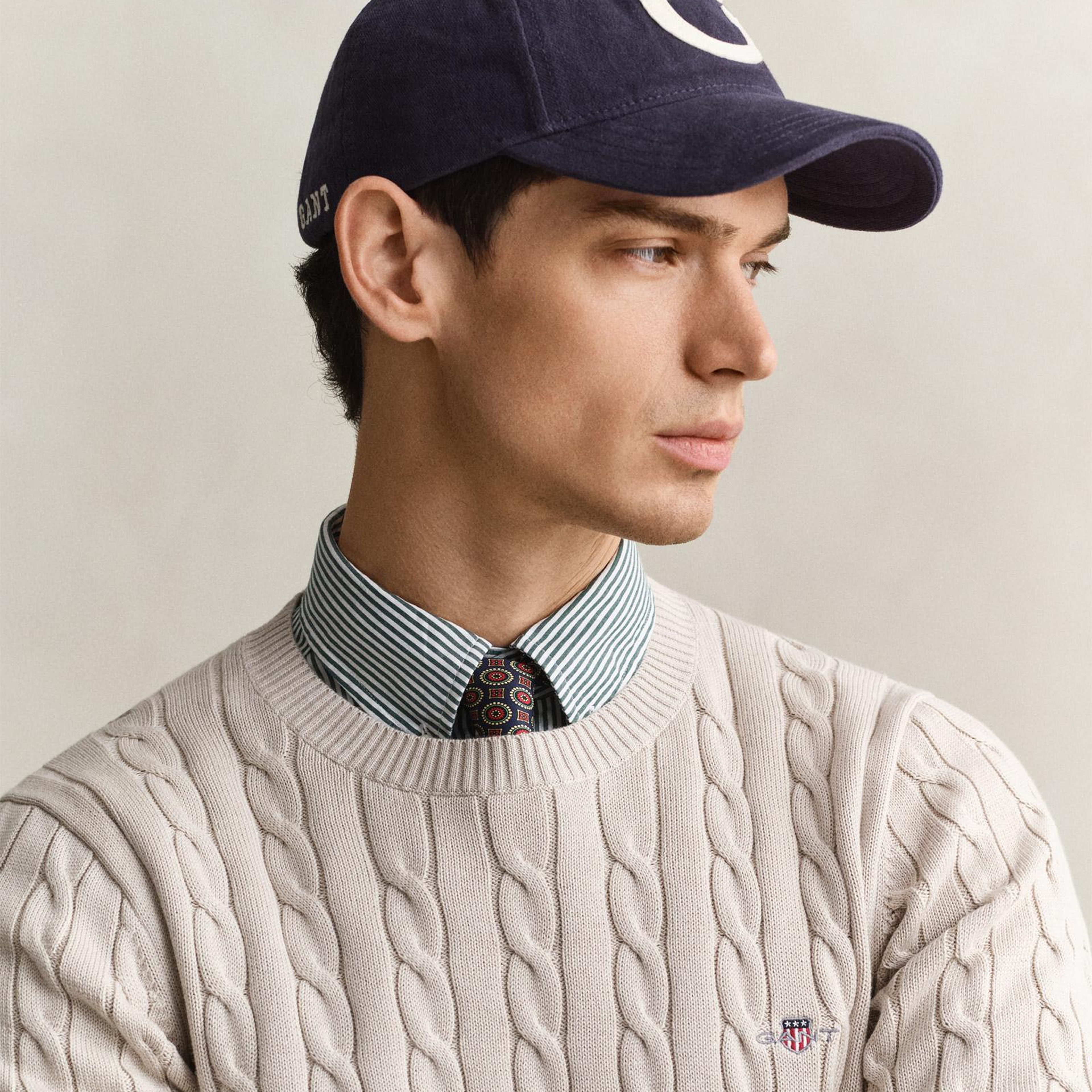 GANT Erkek Bej Regular Fit Kazak