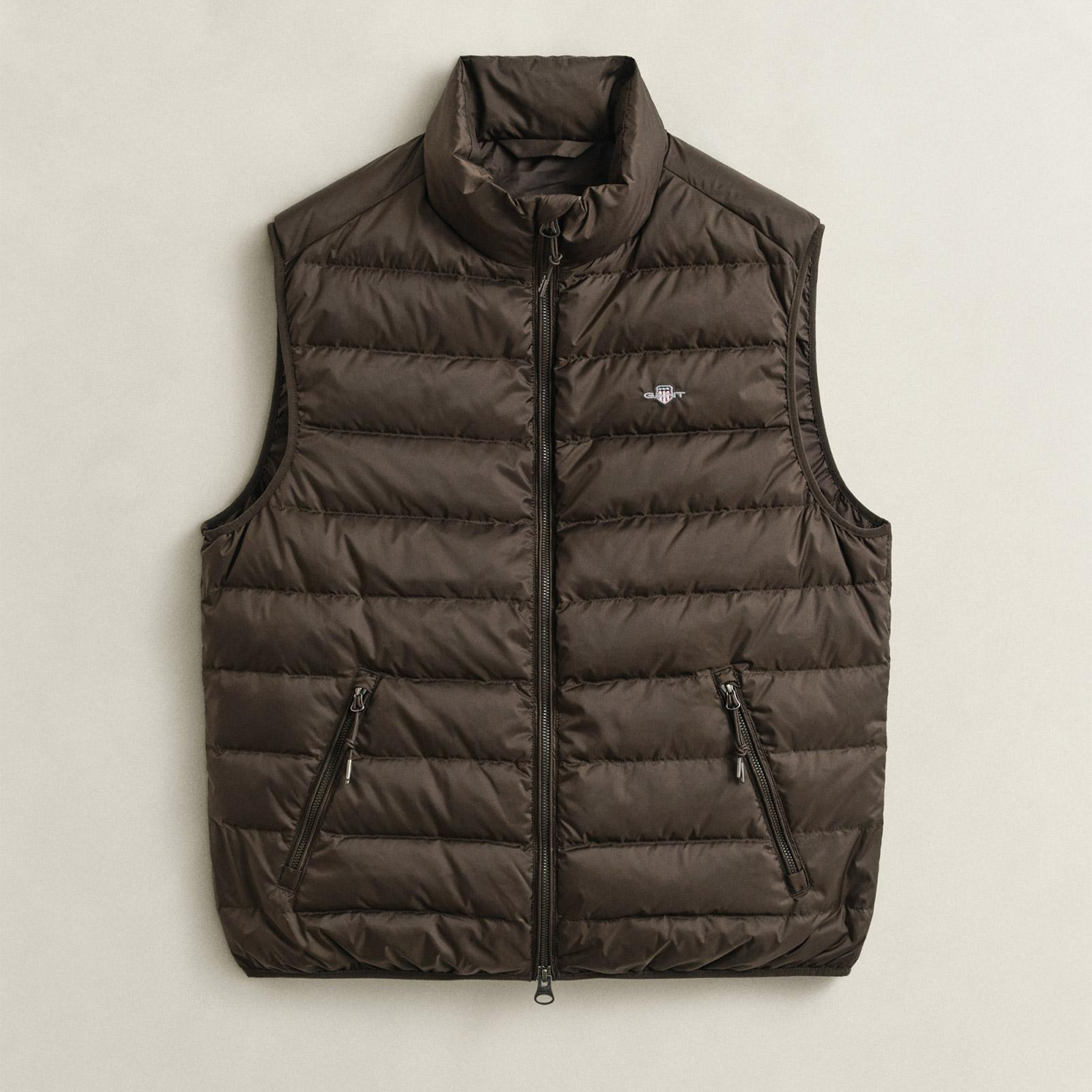 GANT Erkek Kahverengi Regular Fit Yelek