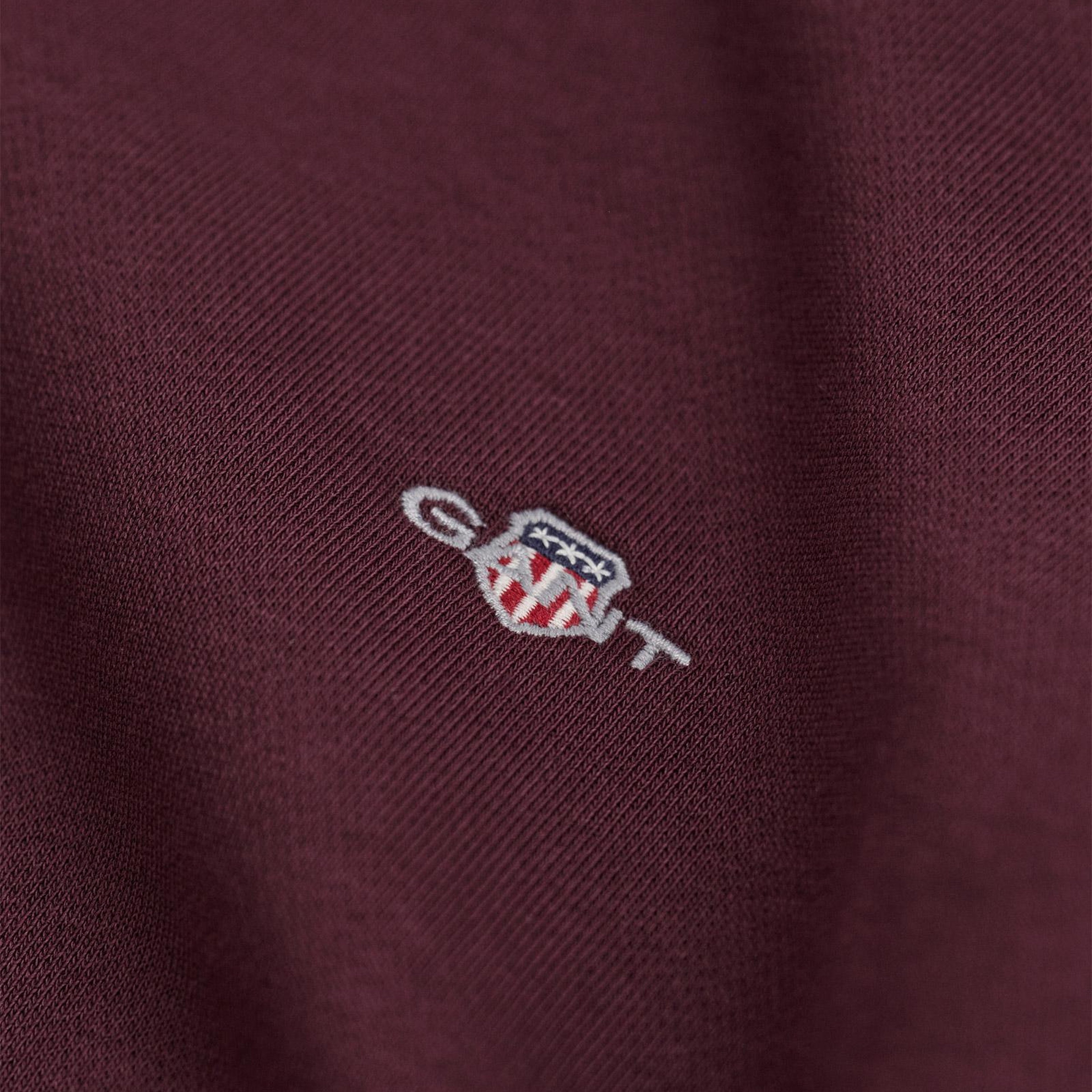 GANT Kadın Bordo Relaxed Fit Sweatshirt