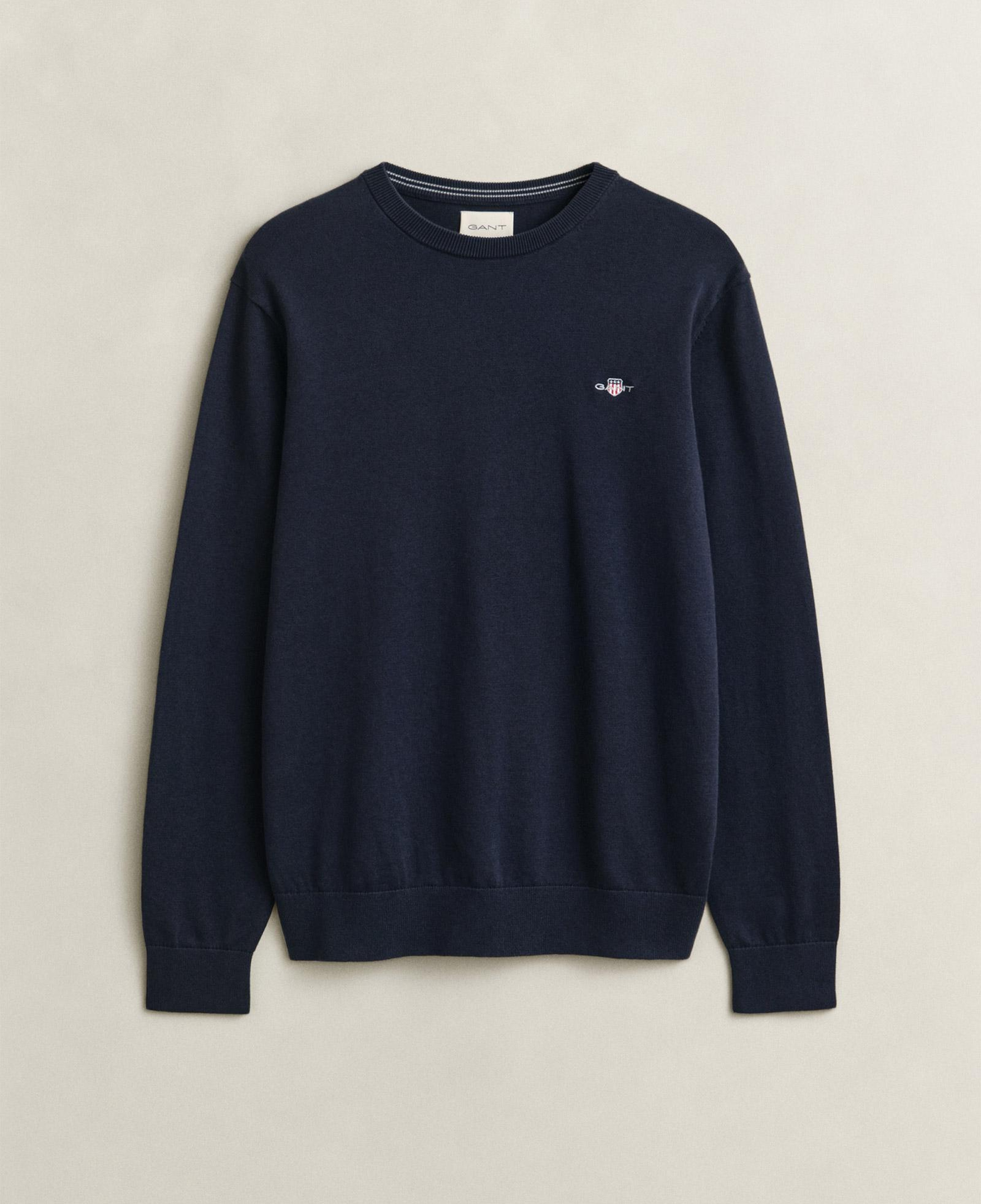 GANT Erkek Lacivert Regular Fit Kazak