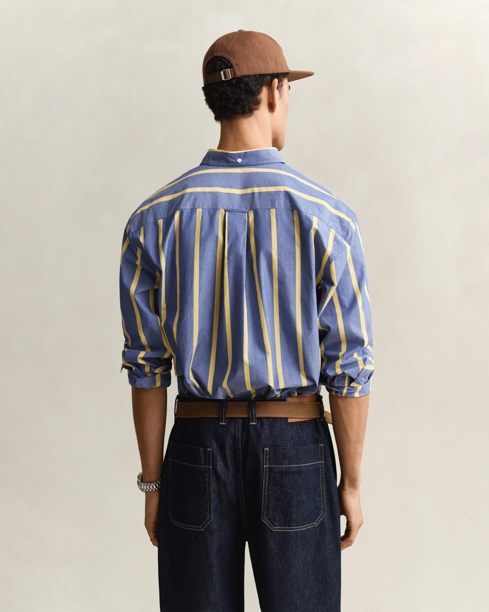 GANT Erkek Mavi Relaxed Fit Gömlek