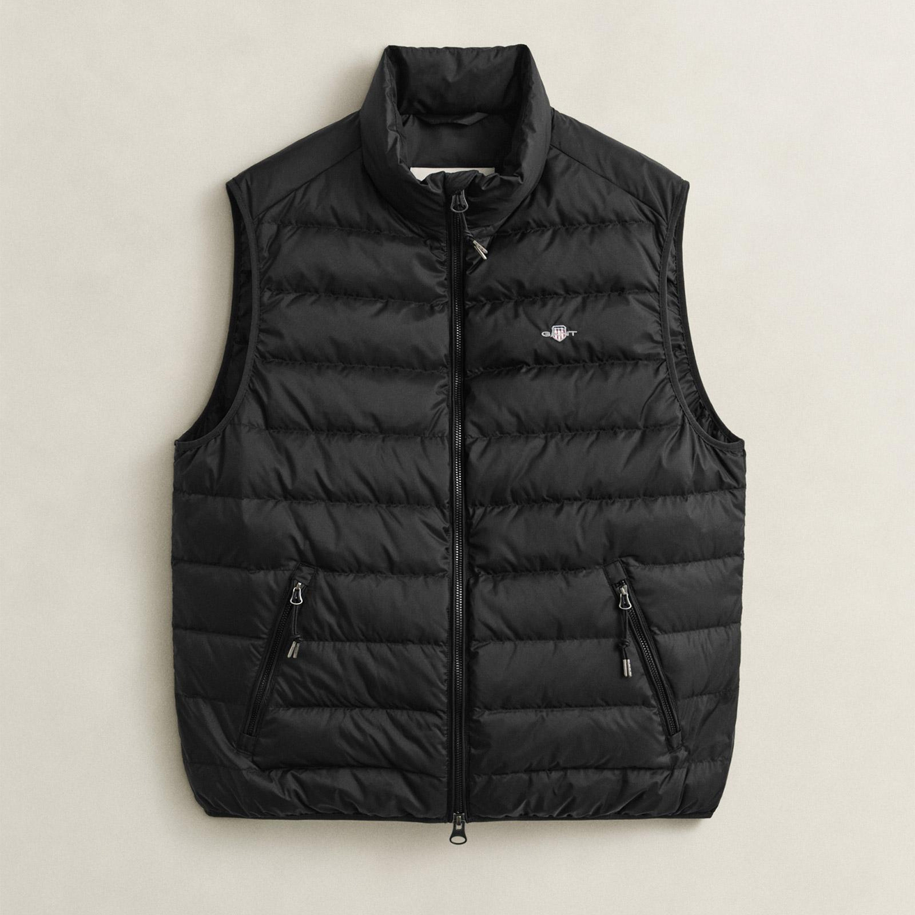 GANT Erkek Siyah Regular Fit Yelek