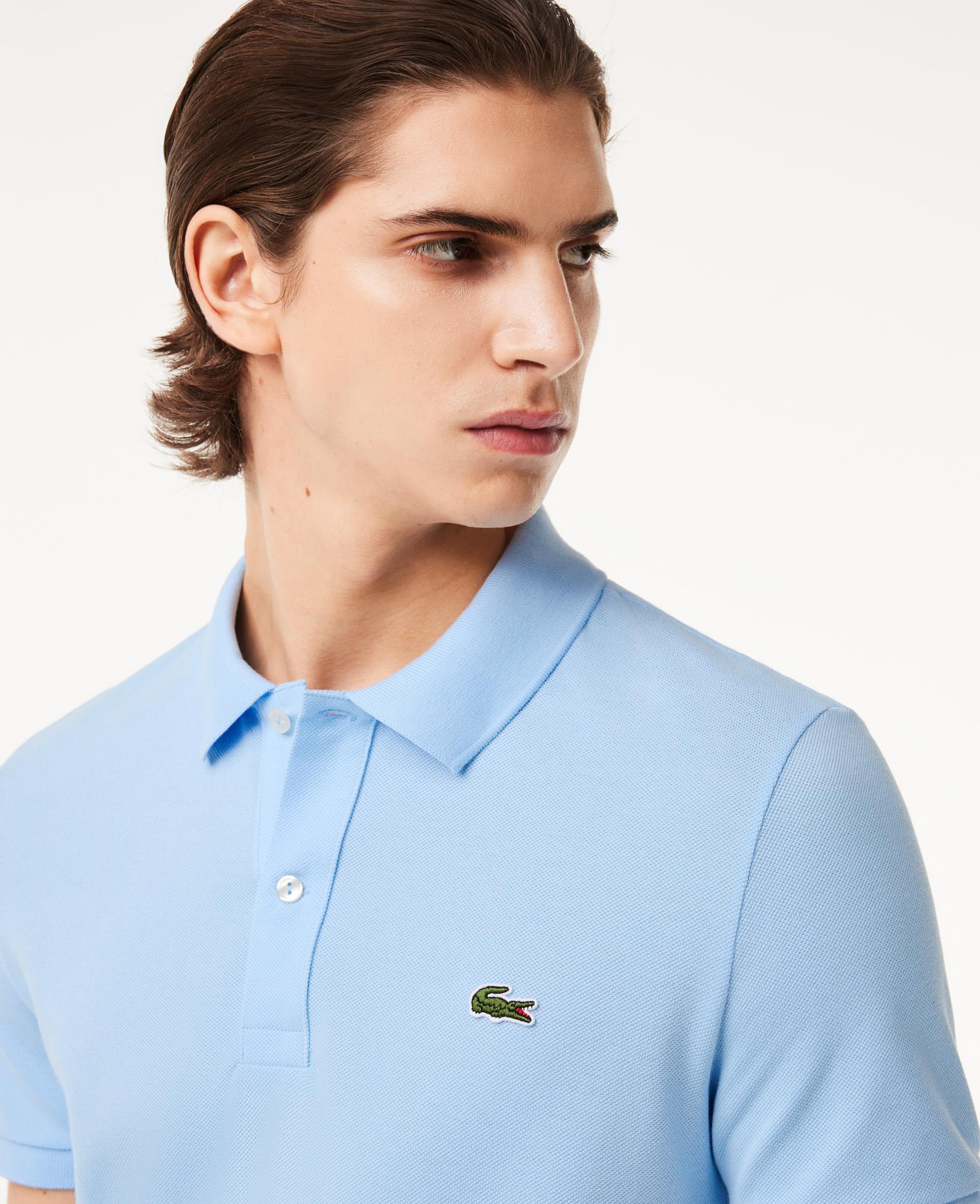 L.12.12 Erkek Slim Fit Mavi Polo