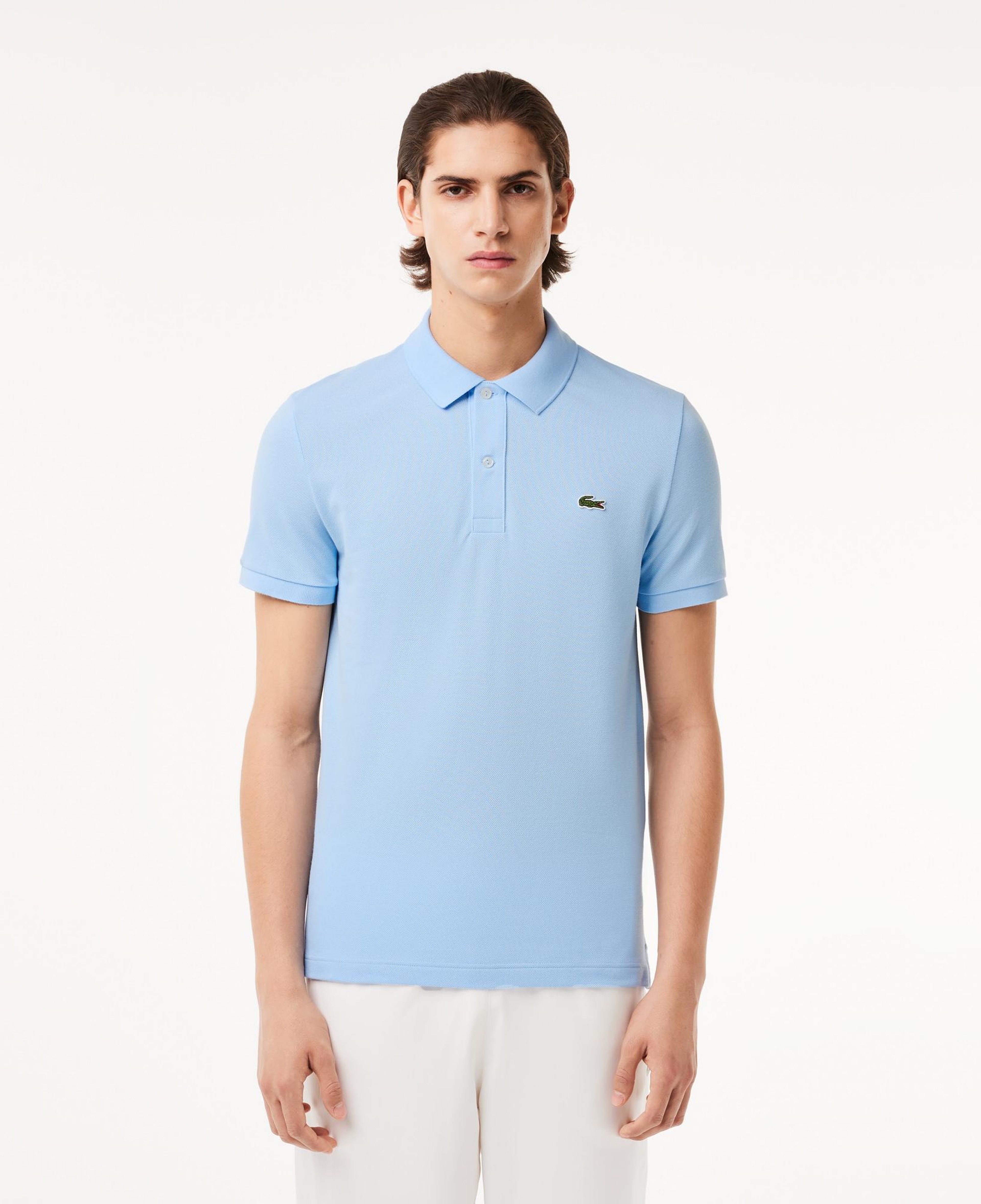 L.12.12 Erkek Slim Fit Mavi Polo