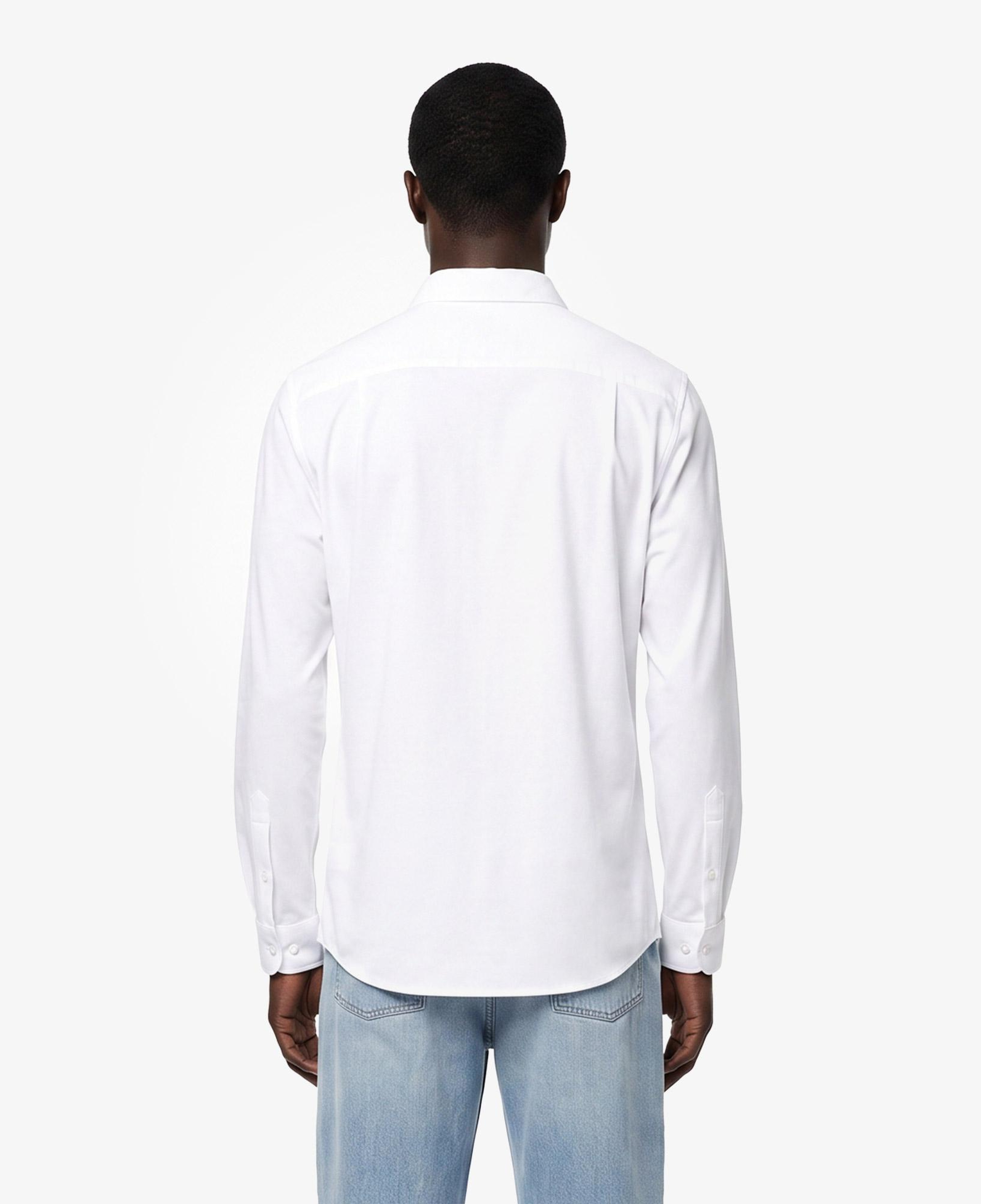 Erkek Slim Fit Beyaz Gömlek