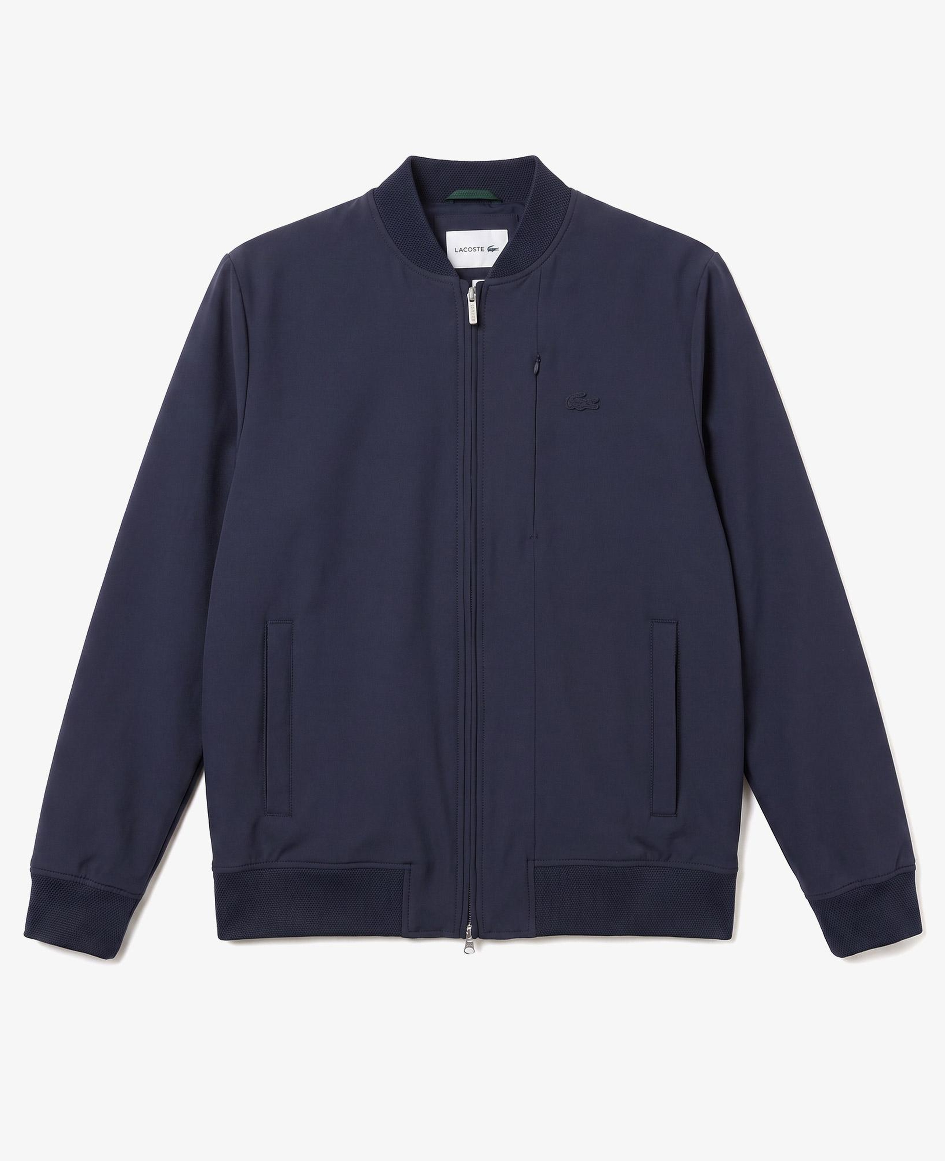 Erkek Regular Fit Hakim Yaka Lacivert Bomber Ceket