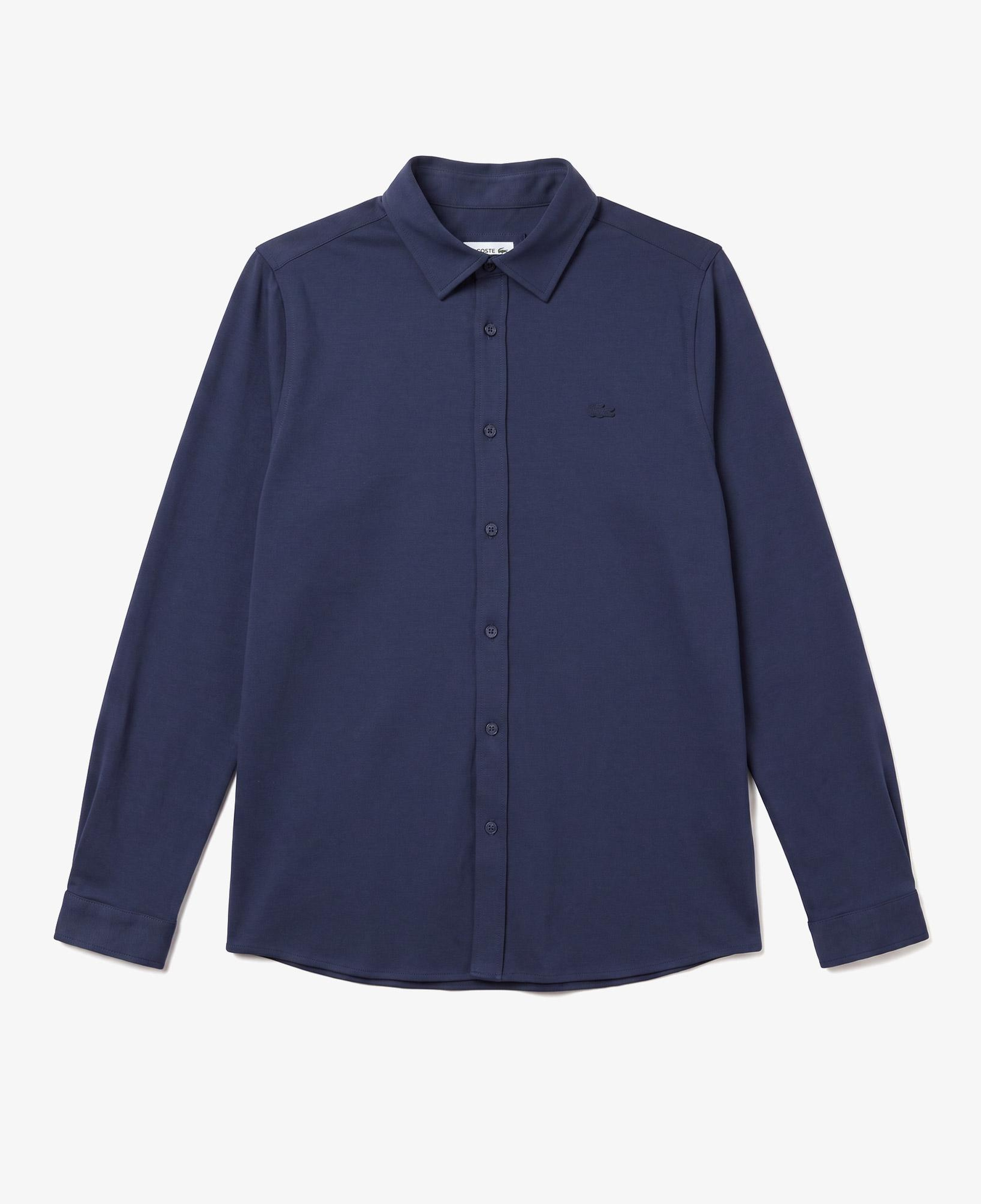 Erkek Slim Fit Lacivert Gömlek
