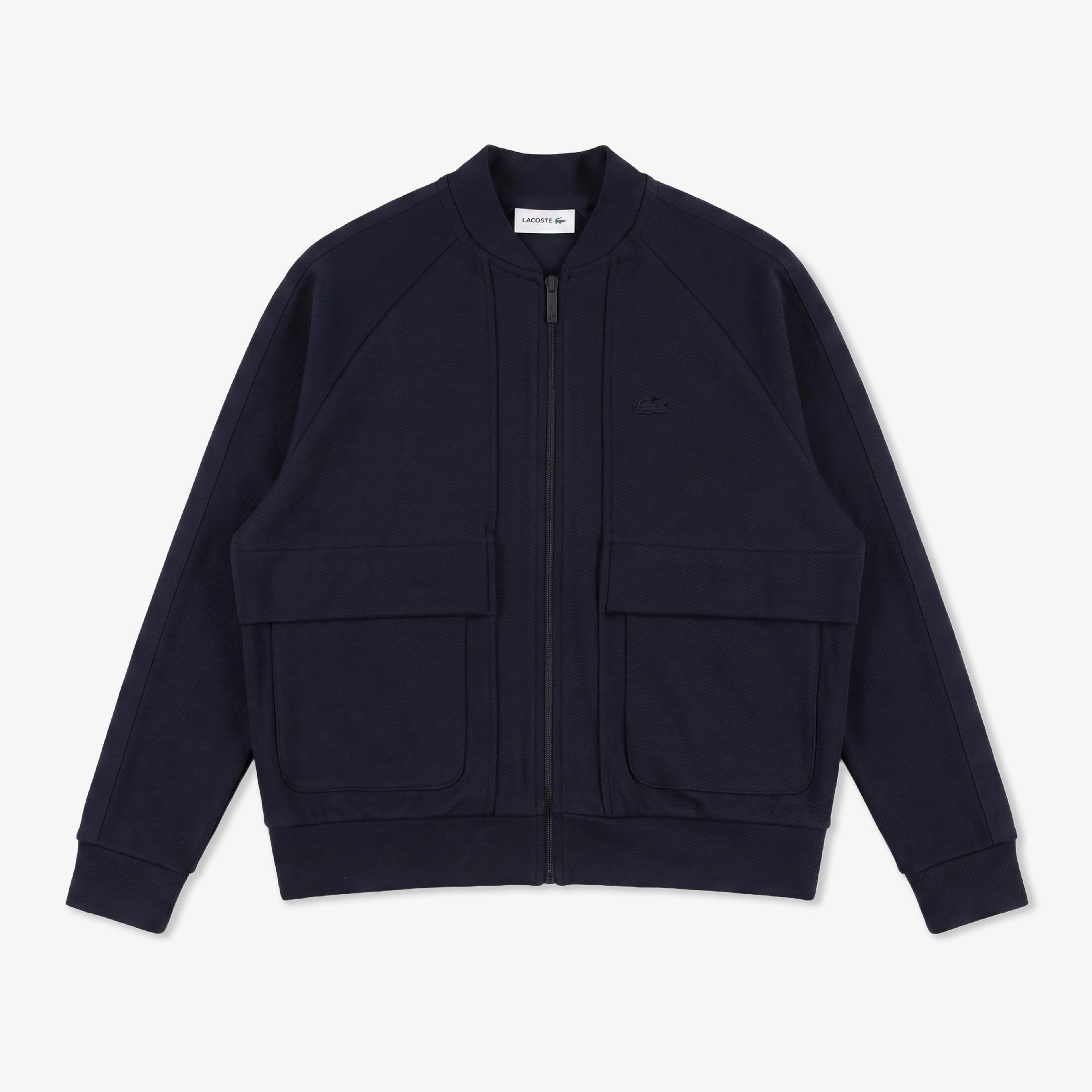 Kadın Regular Fit Fermuarlı Lacivert Sweatshirt