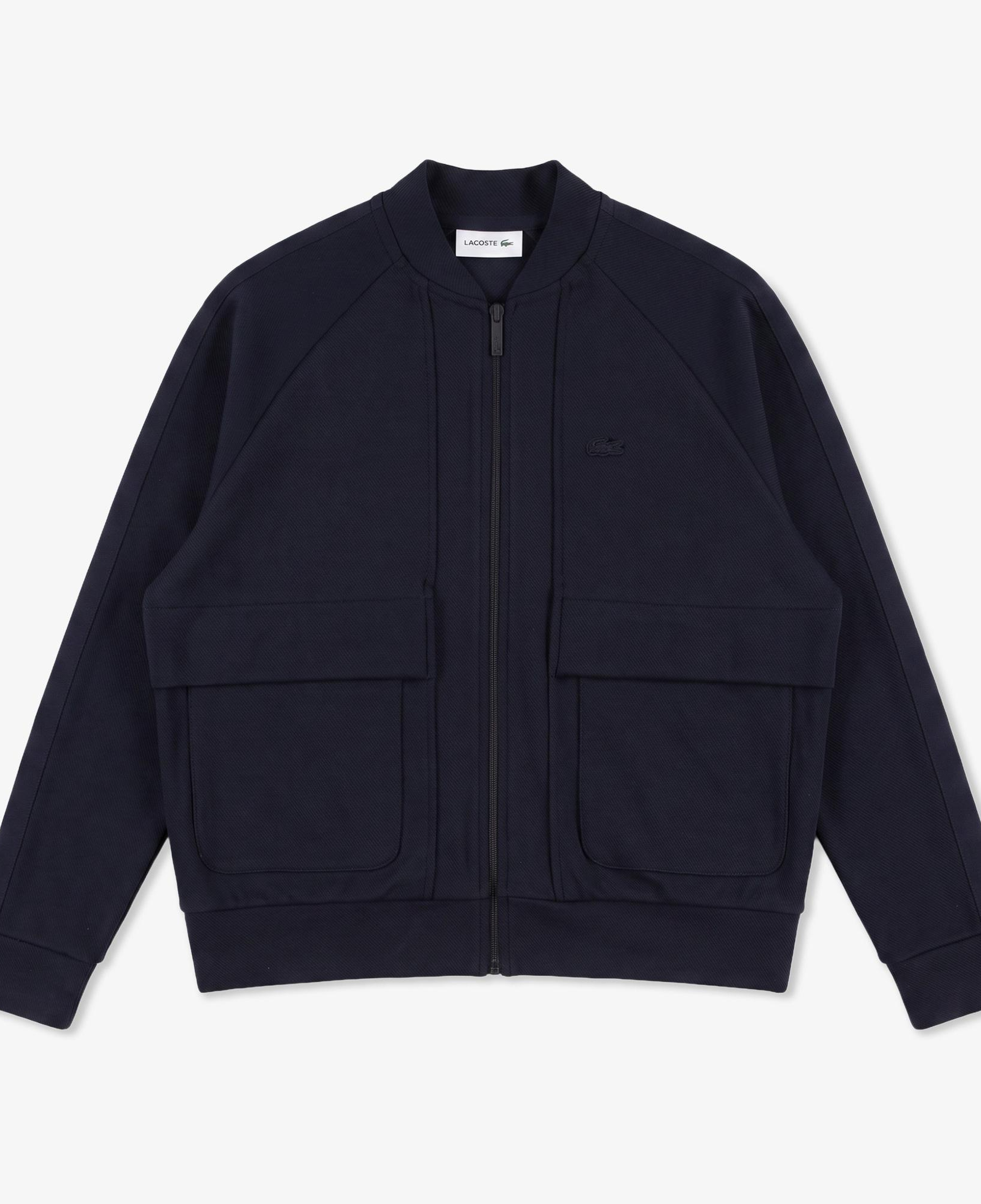 Kadın Regular Fit Fermuarlı Lacivert Sweatshirt