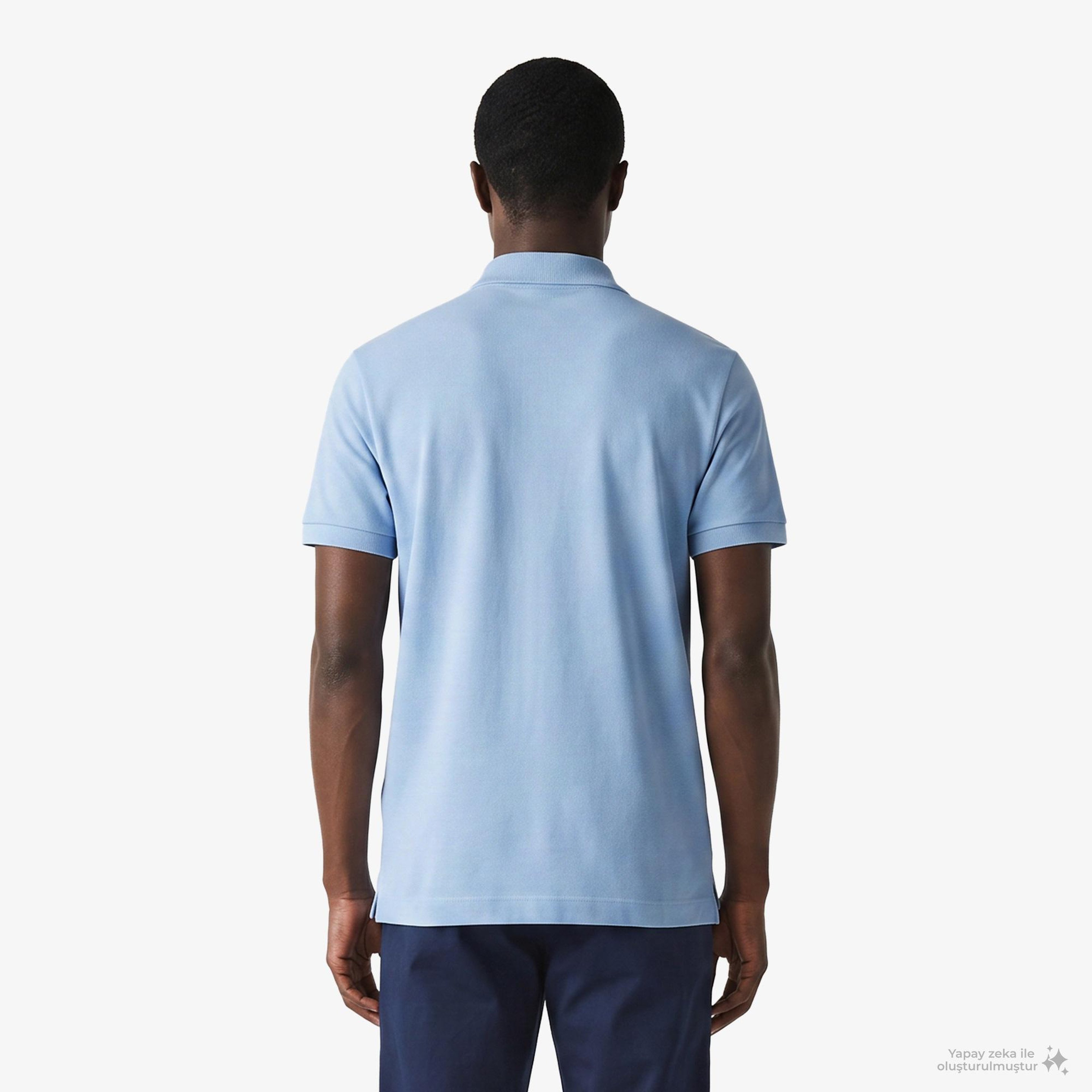 Erkek Regular Fit Mavi Paris Polo